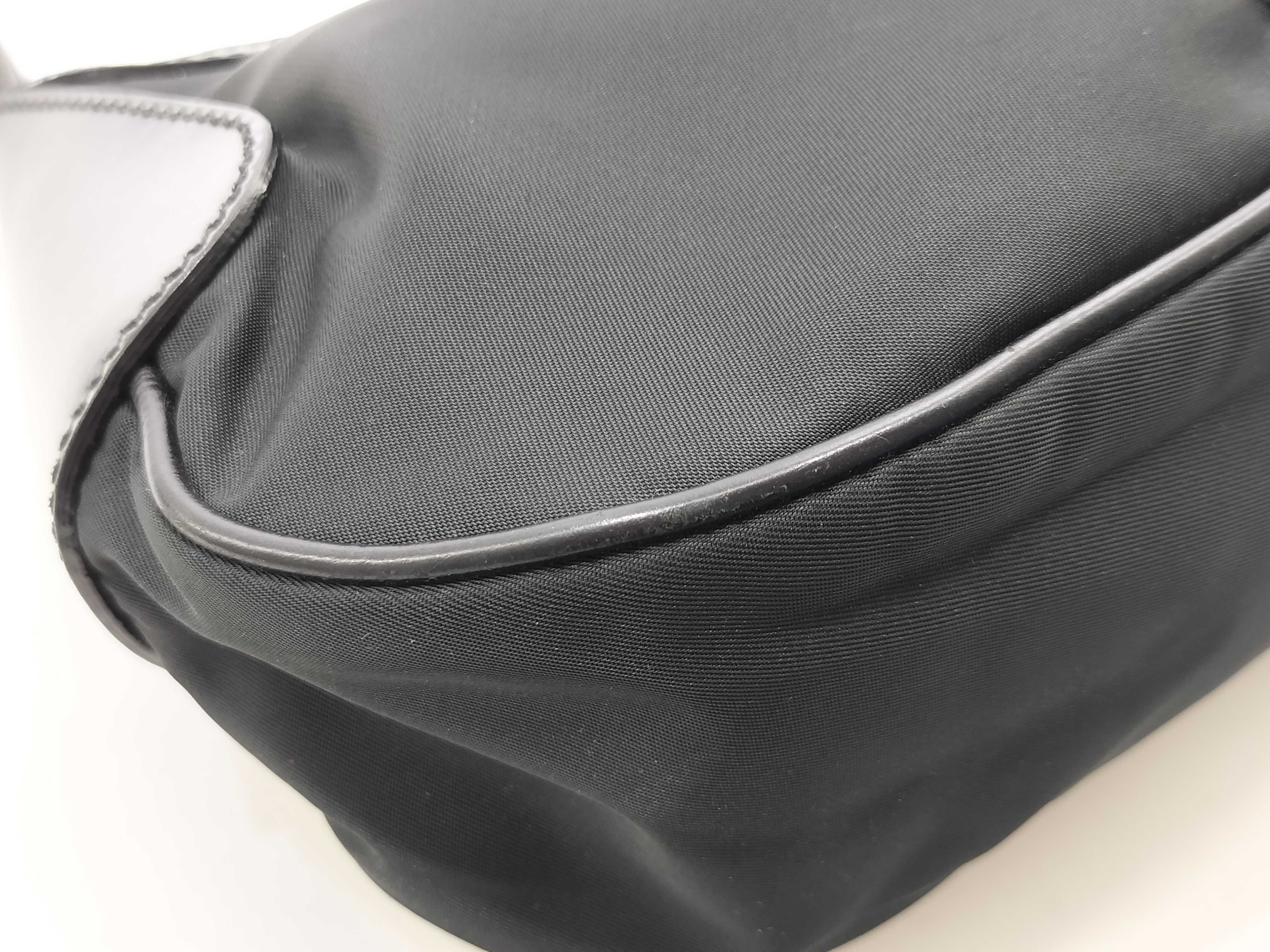 Nylon Prada Handbag Triangle Logo Black Bag Shoulder Bag — view 4