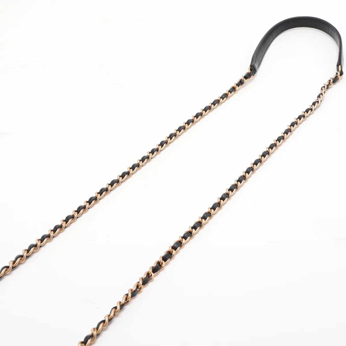 Matelassé Lambskin Single Flap Single Chain Bag, Black with Gold Hardware, LG11K9K7, Random Plate, AS2599 — view 5