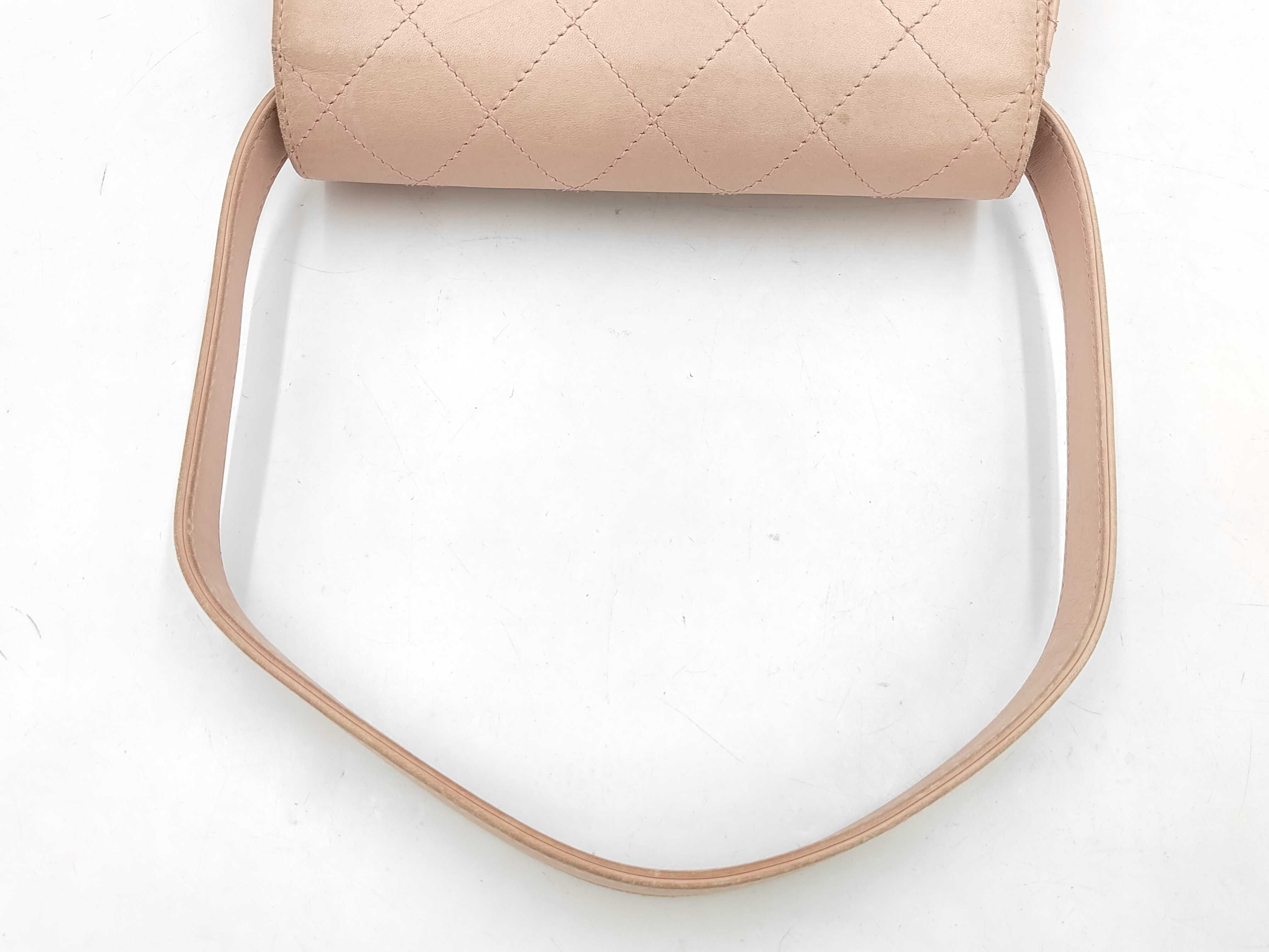 Matelassé Pink Shoulder Bag — view 3