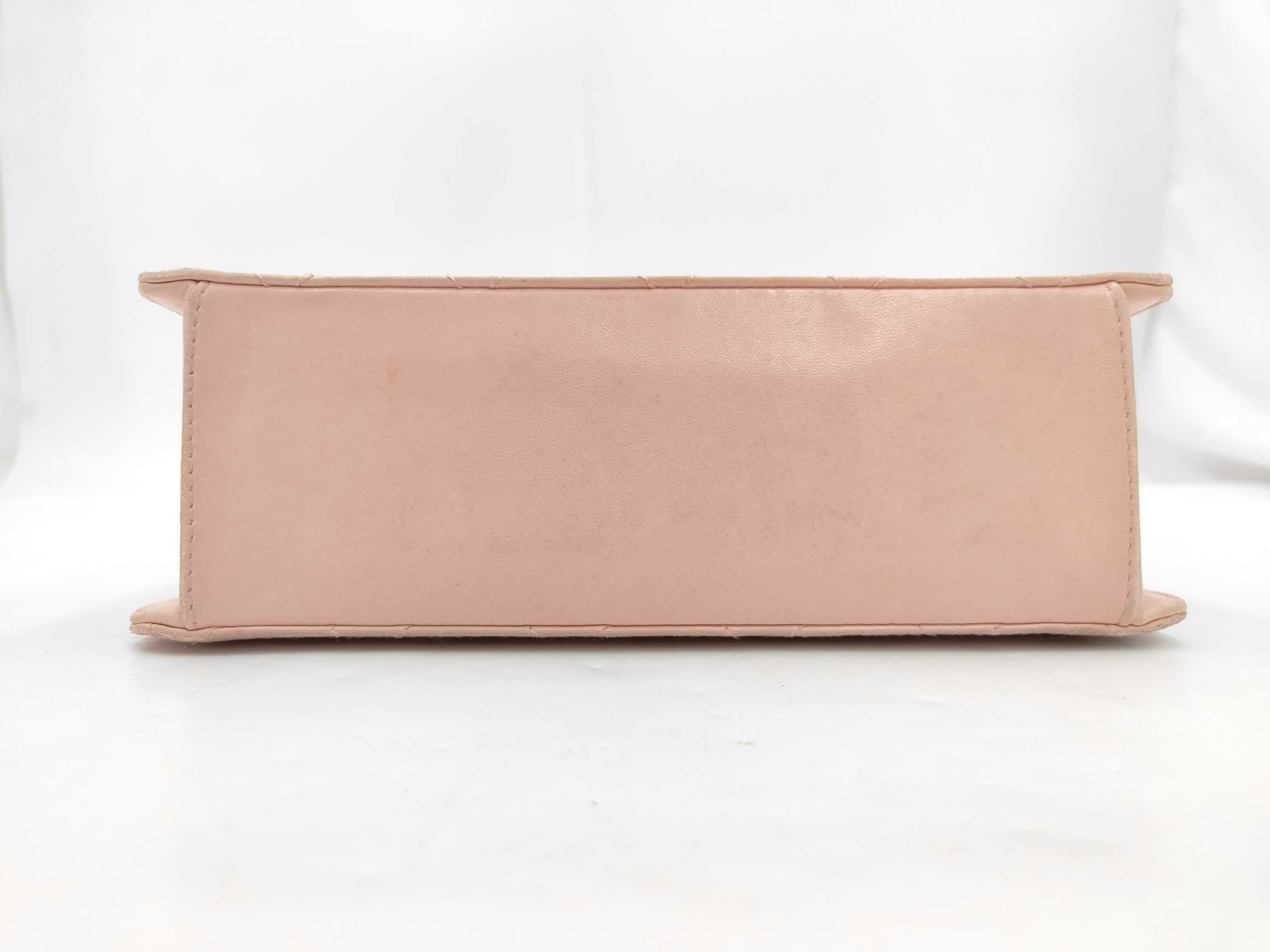 Matelassé Pink Shoulder Bag — view 7