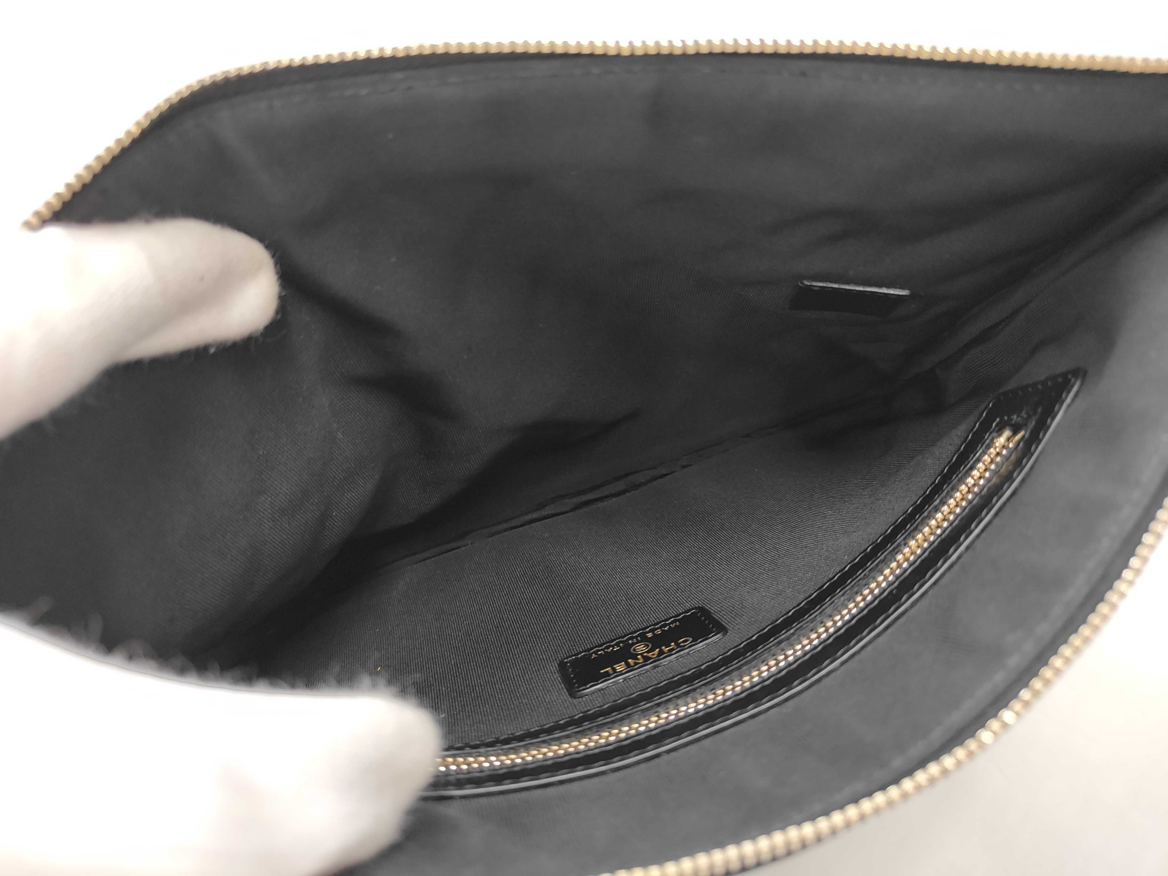 SLG CAVIAR SKIN BOY CLUTCH NO.29 W — view 6