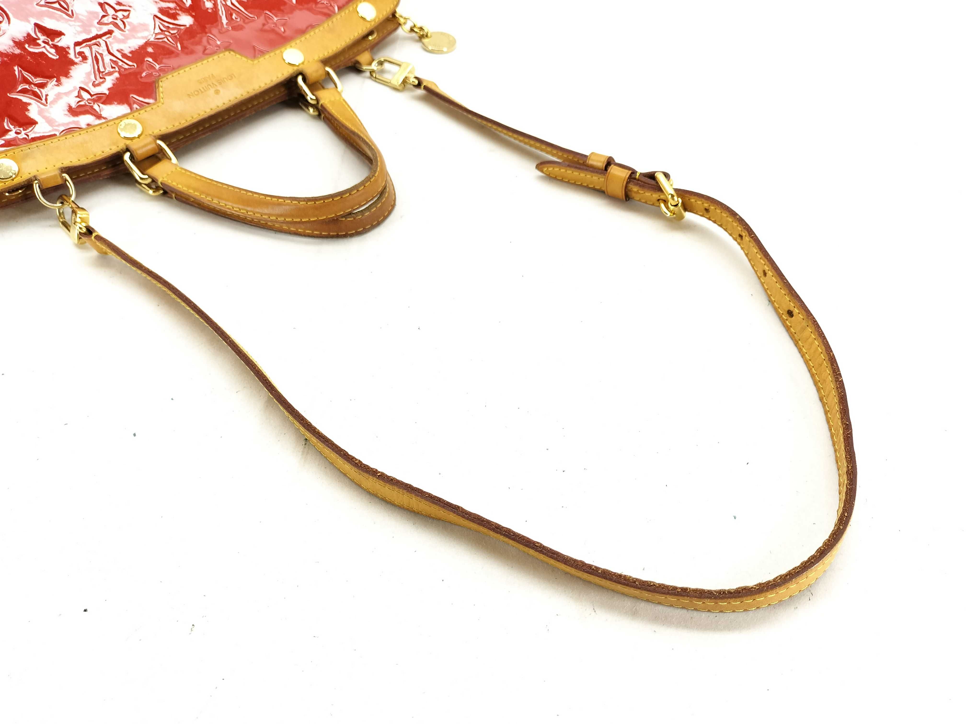 Vernis Vuitton Vernis Blair MM M90179 DR2104 Red Handbag — view 4
