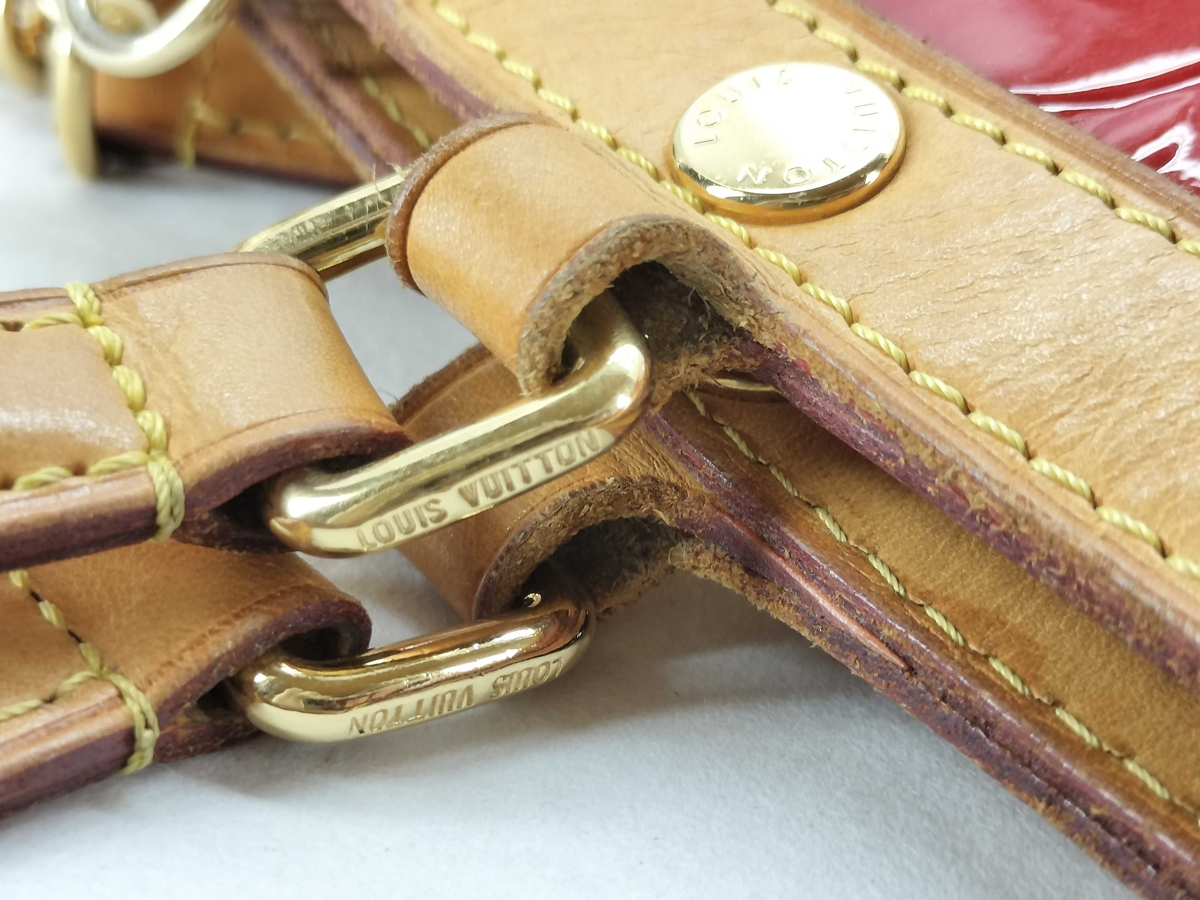 Vernis Vuitton Vernis Blair MM M90179 DR2104 Red Handbag — view 6