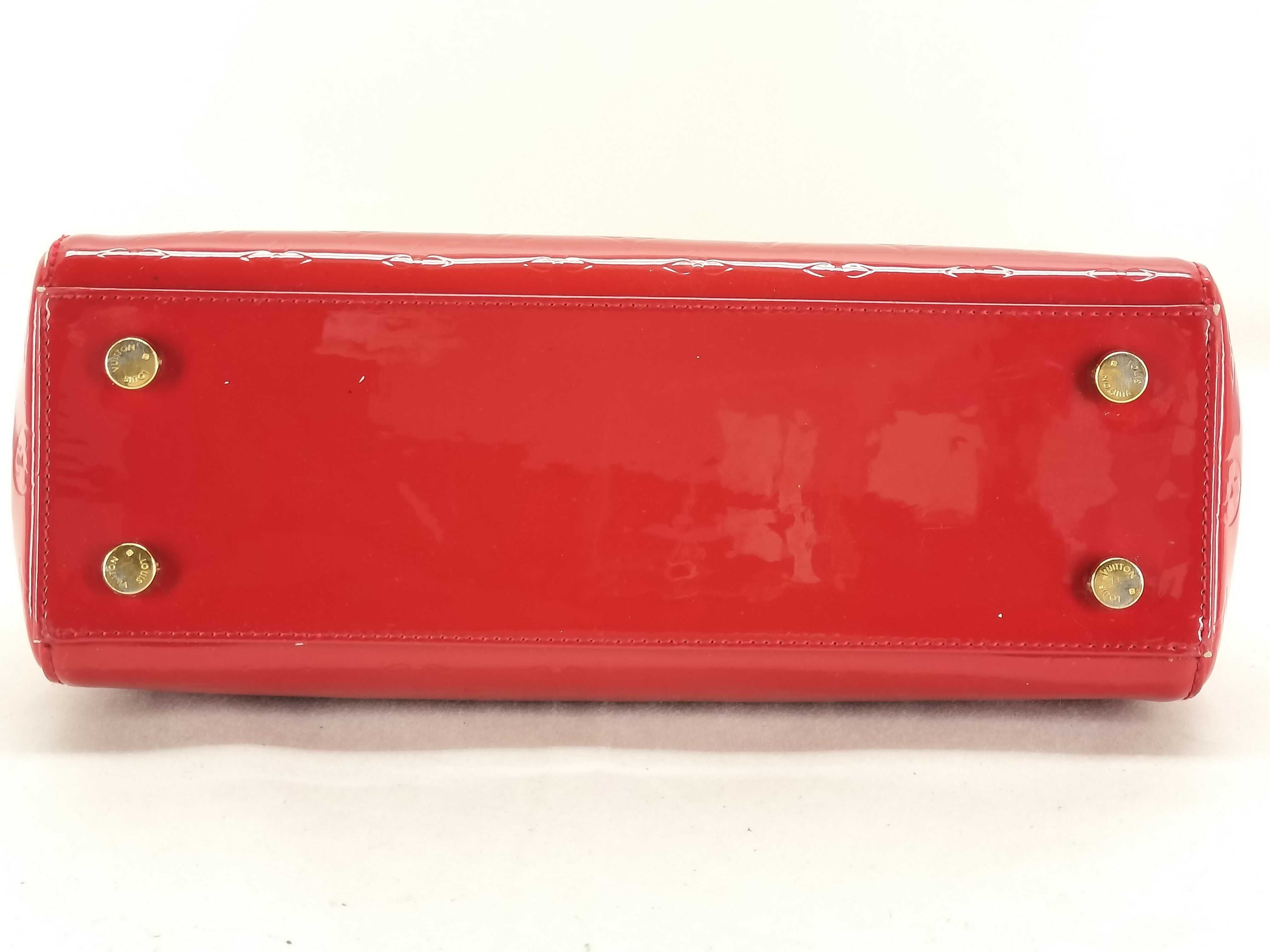 Vernis Vuitton Vernis Blair MM M90179 DR2104 Red Handbag — view 8