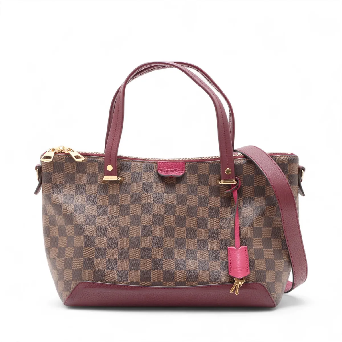 Damier Hyde Park N41015 AH4186 Brown (Cadena lock is difficult to open)