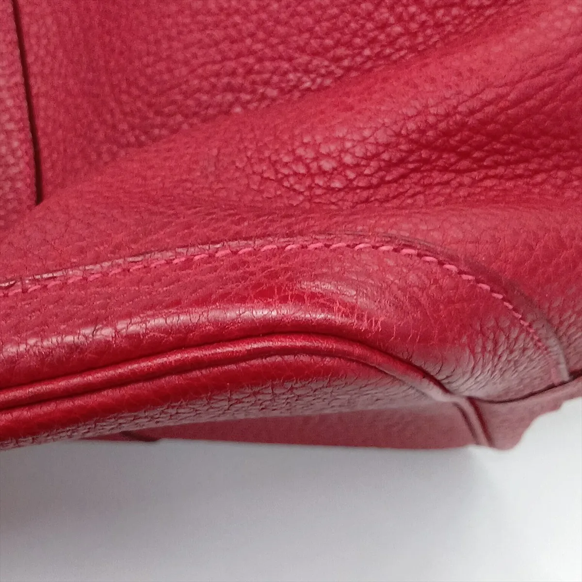 Hermès Garden Party 36 PM, Camaille Negonda, Rouge Vif, Silver Hardware, X: 2016 — view 15