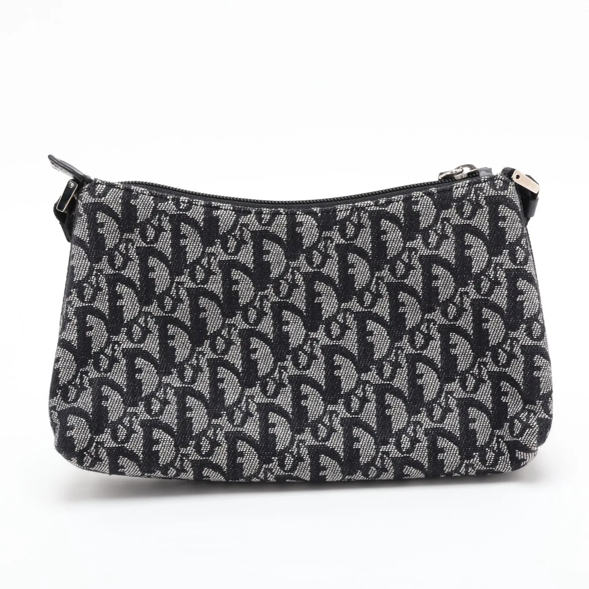 Trotter Canvas Shoulder Bag, Black — view 2