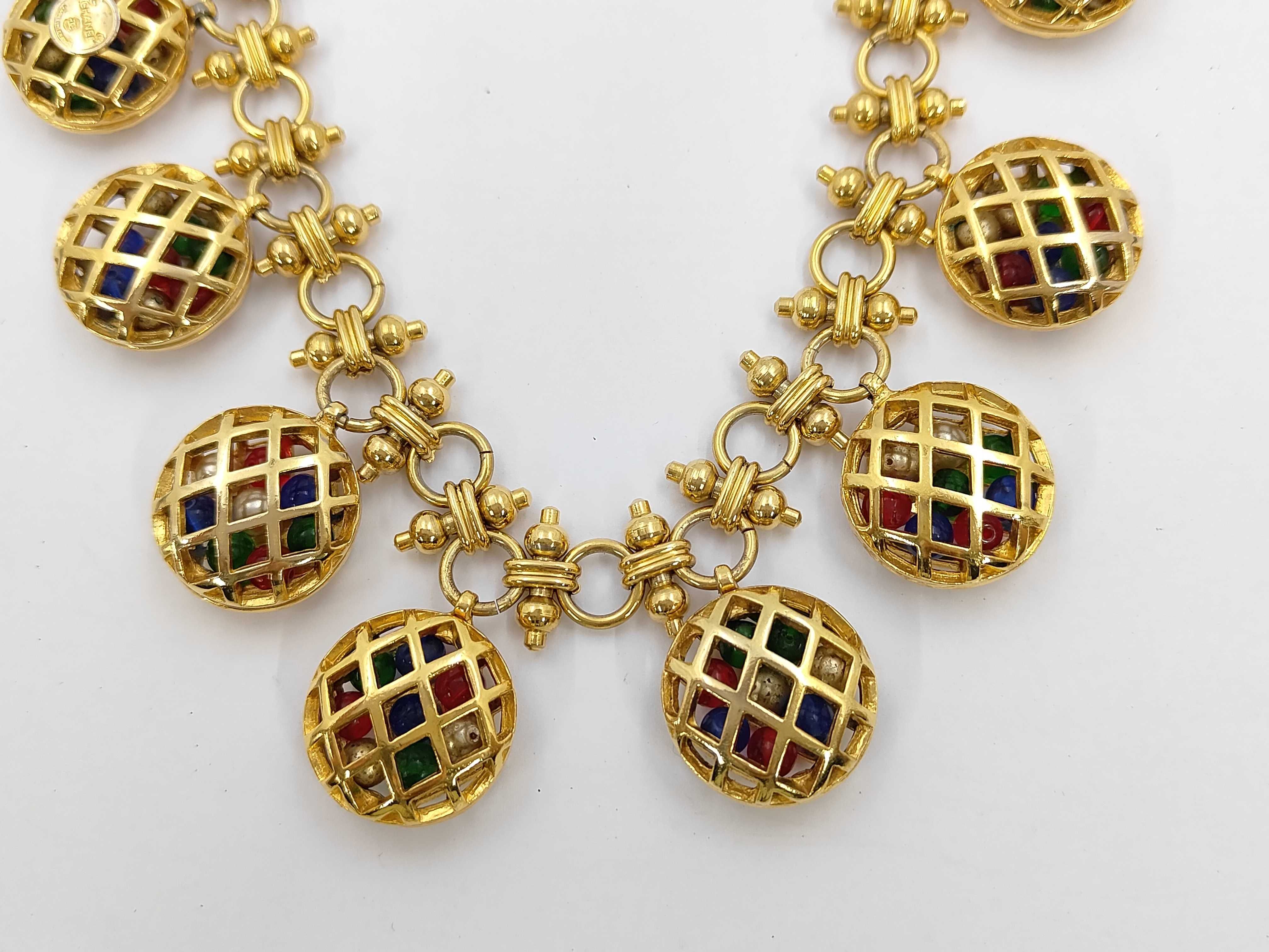 necklace, Gripoix gold, Balm Gauge necklace — view 2