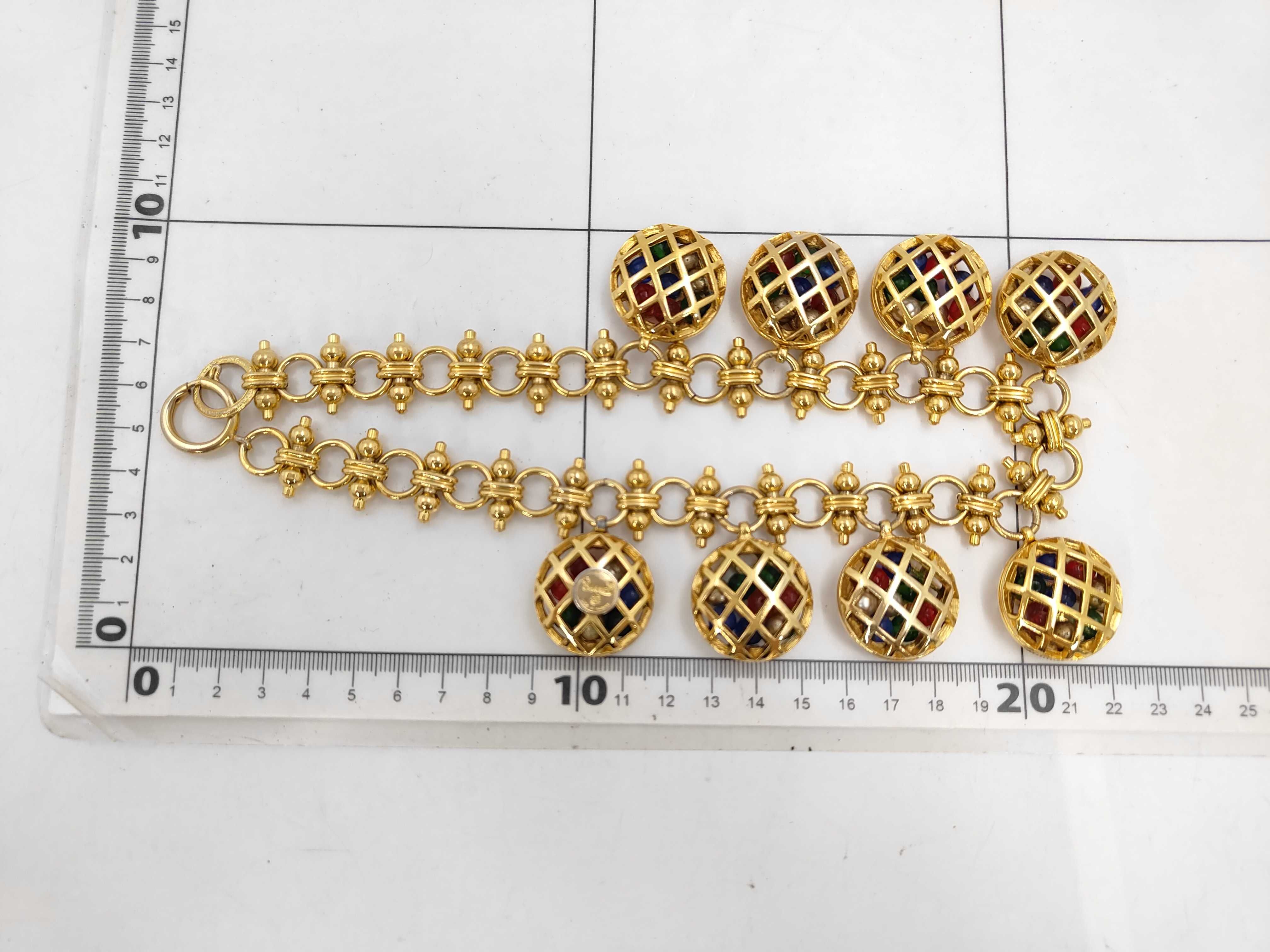 necklace, Gripoix gold, Balm Gauge necklace — view 6
