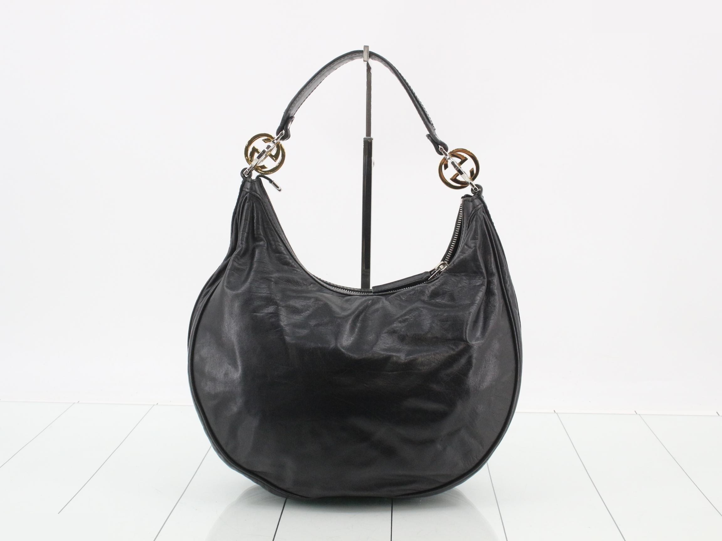 GG Twins Leather One-Shoulder Bag — view 2