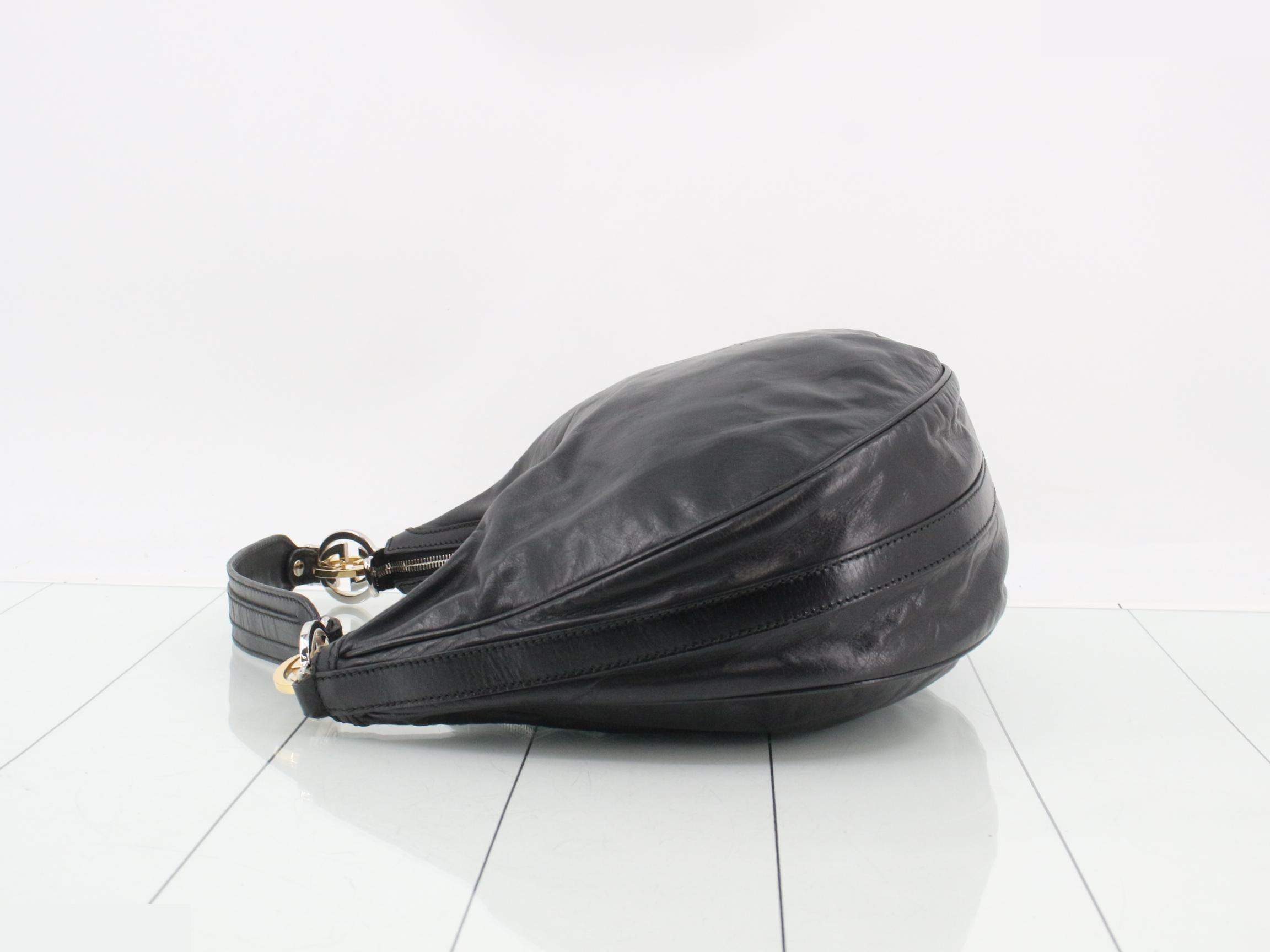 GG Twins Leather One-Shoulder Bag — view 4