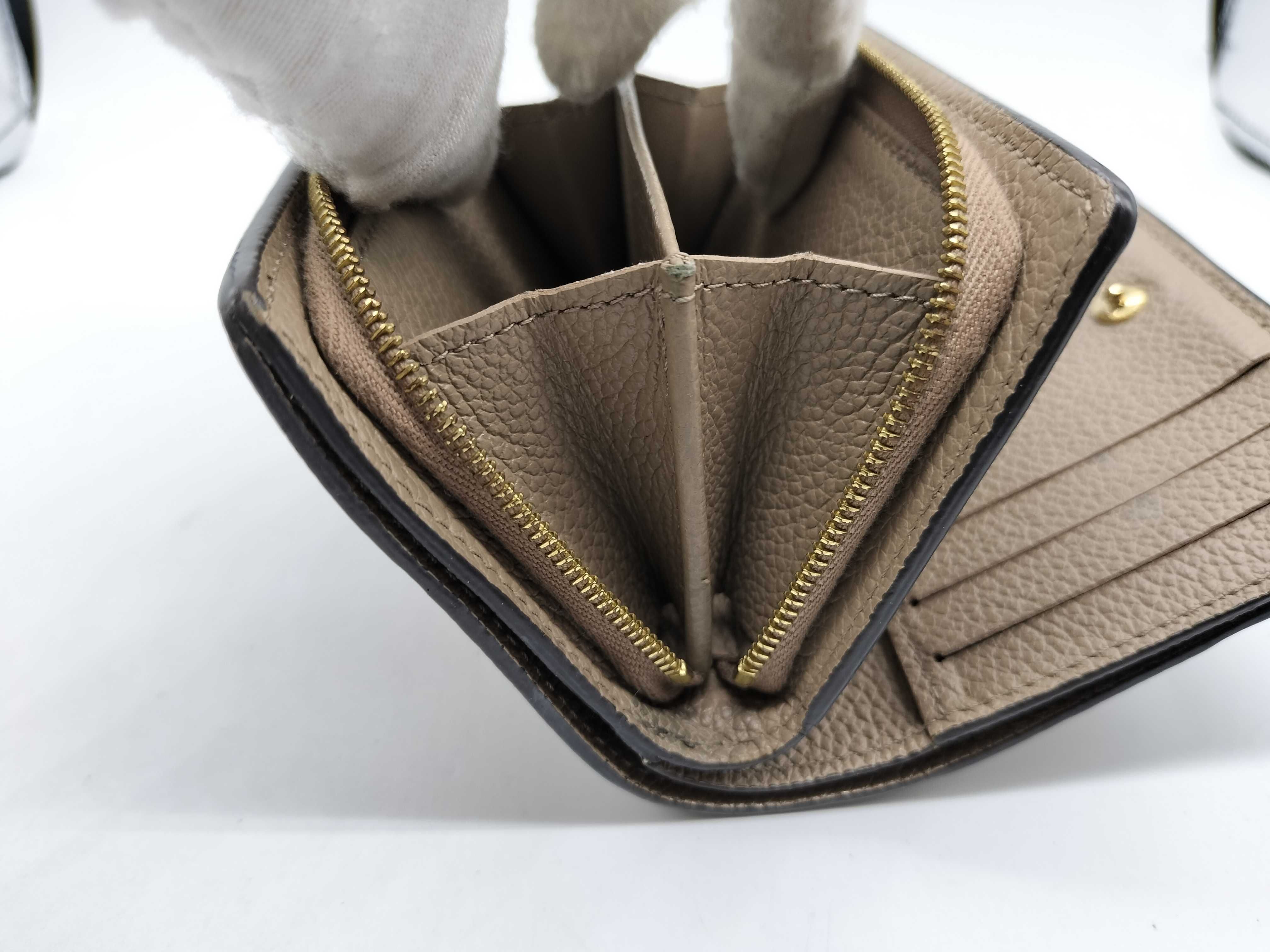 Portefeuille Claire Monogram Empreinte Leather Wallet — view 11