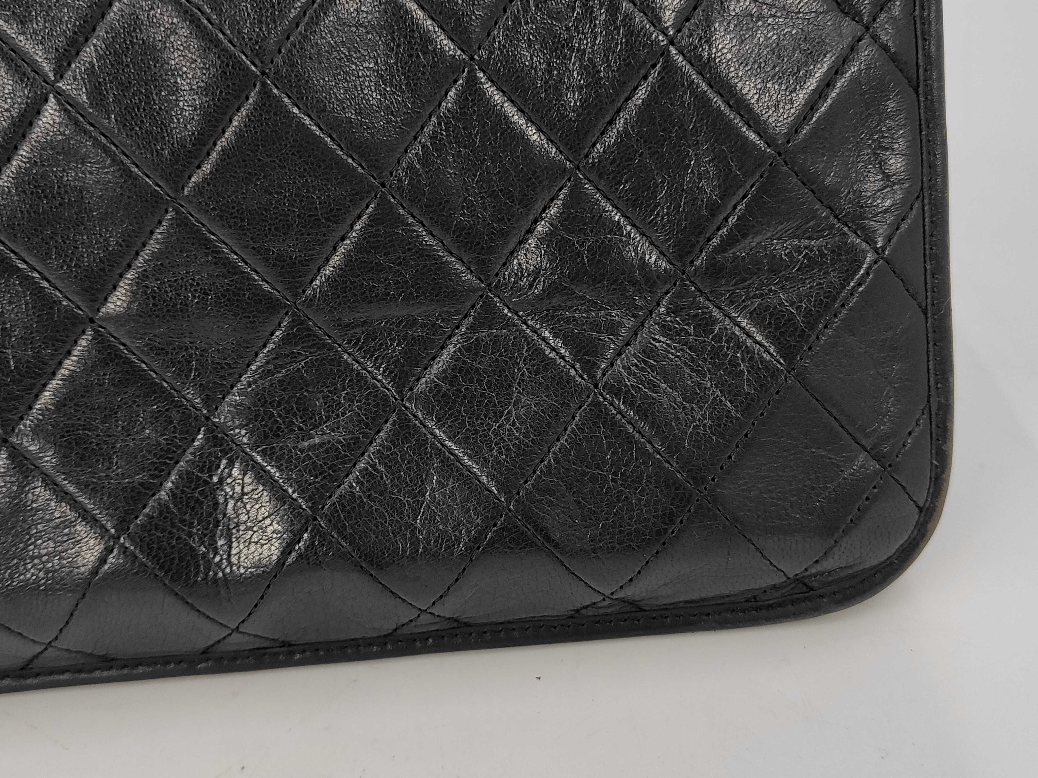 Lambskin Chain Tote Shoulder Bag — view 4