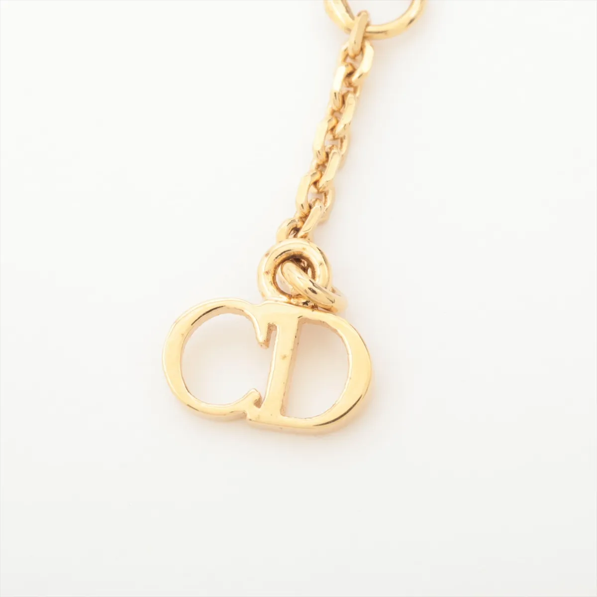 Clair D Lune bracelet, gold-plated with rhinestones and faux pearls. Shows signs of wear, — view 5