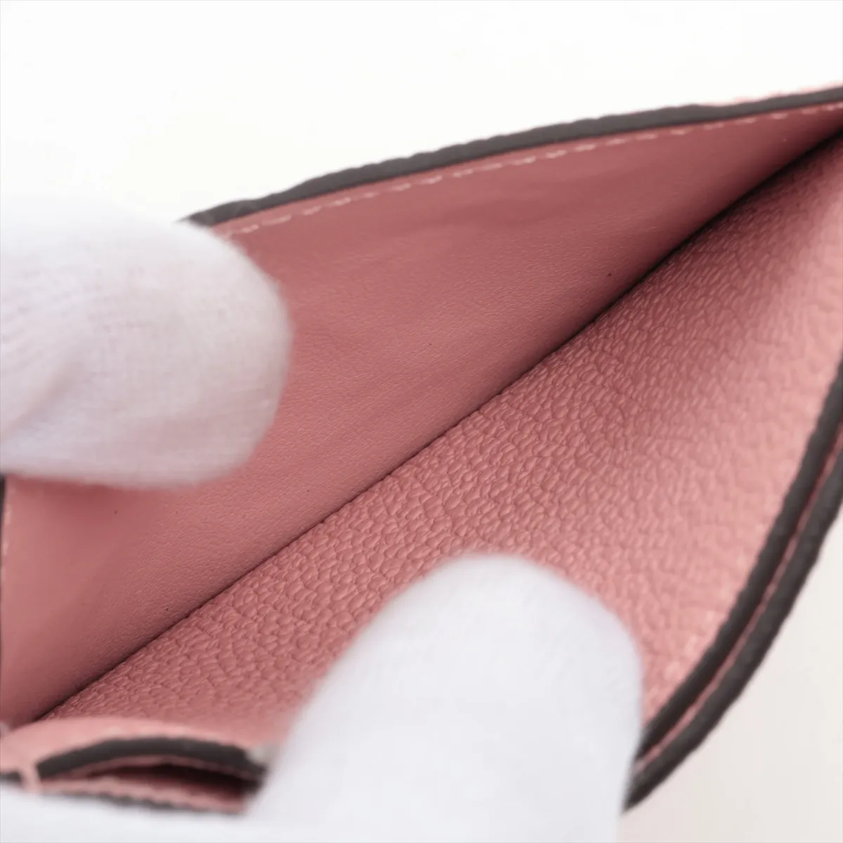 Empreinte Portecarte Simple M69174 SP3270 Rose Poudre Card Case — view 5