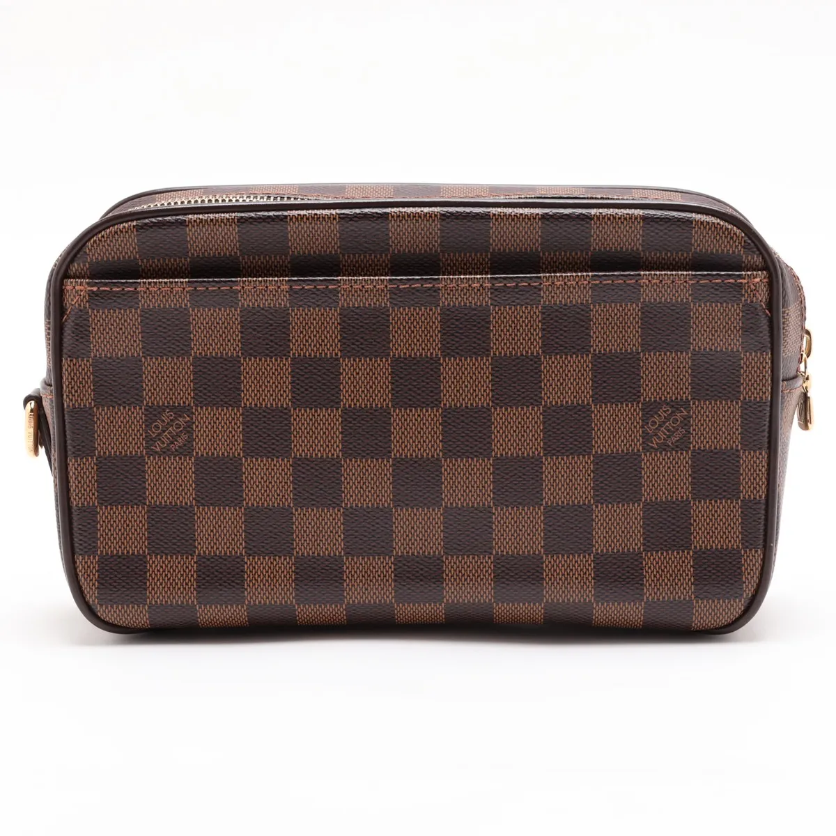 Damier Pochette Saint Paul N41219 SN0123 Brown — view 2