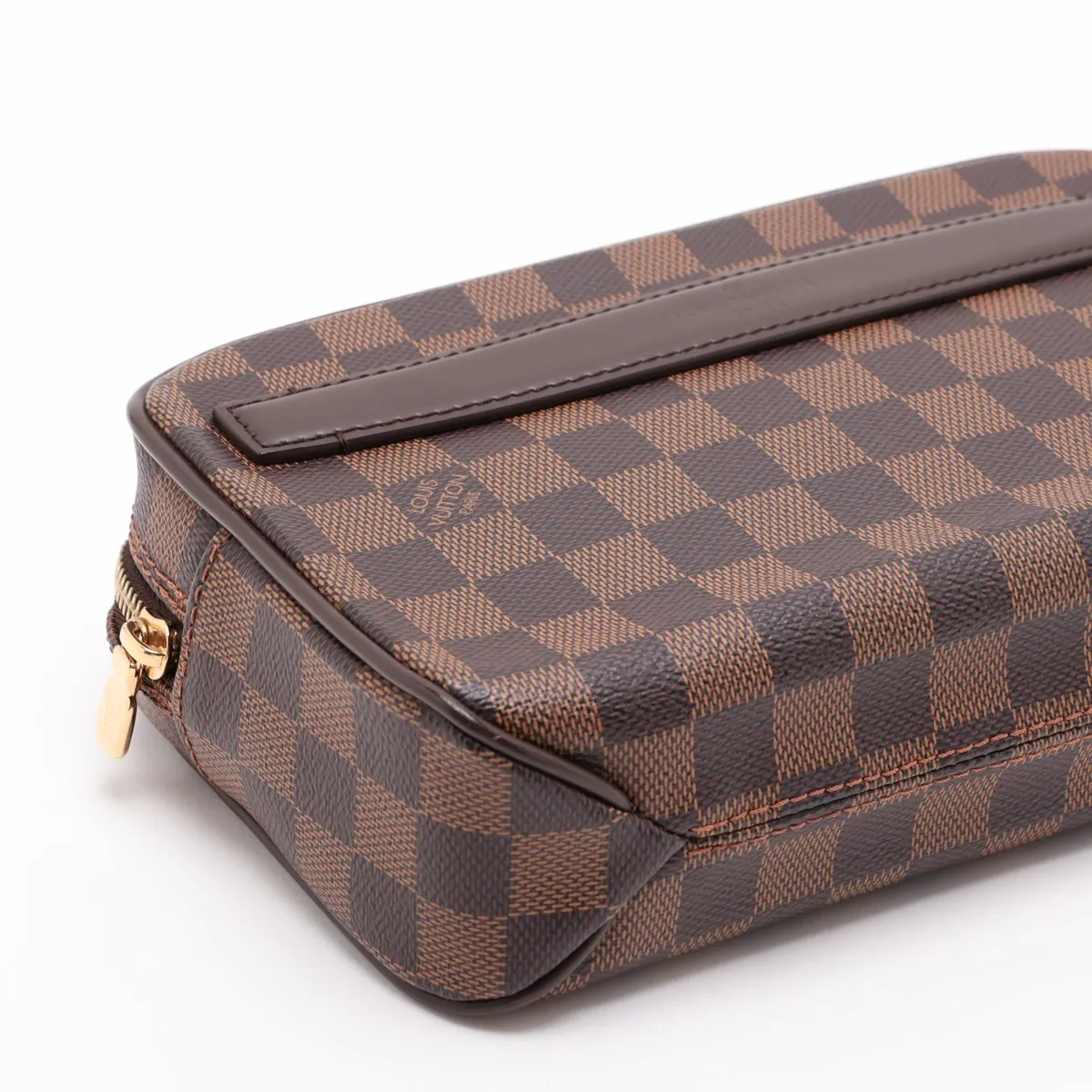 Damier Pochette Saint Paul N41219 SN0123 Brown — view 4