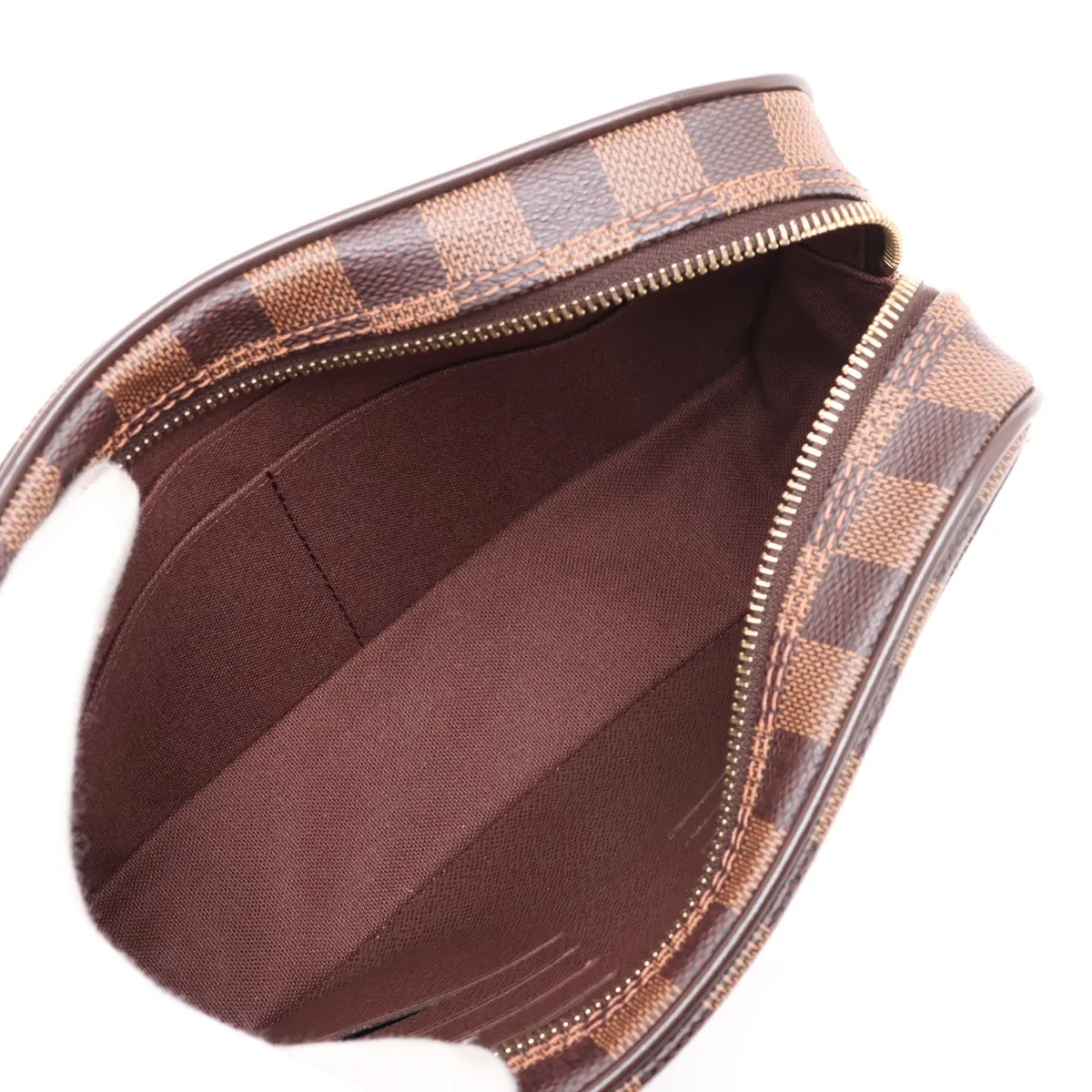 Damier Pochette Saint Paul N41219 SN0123 Brown — view 5