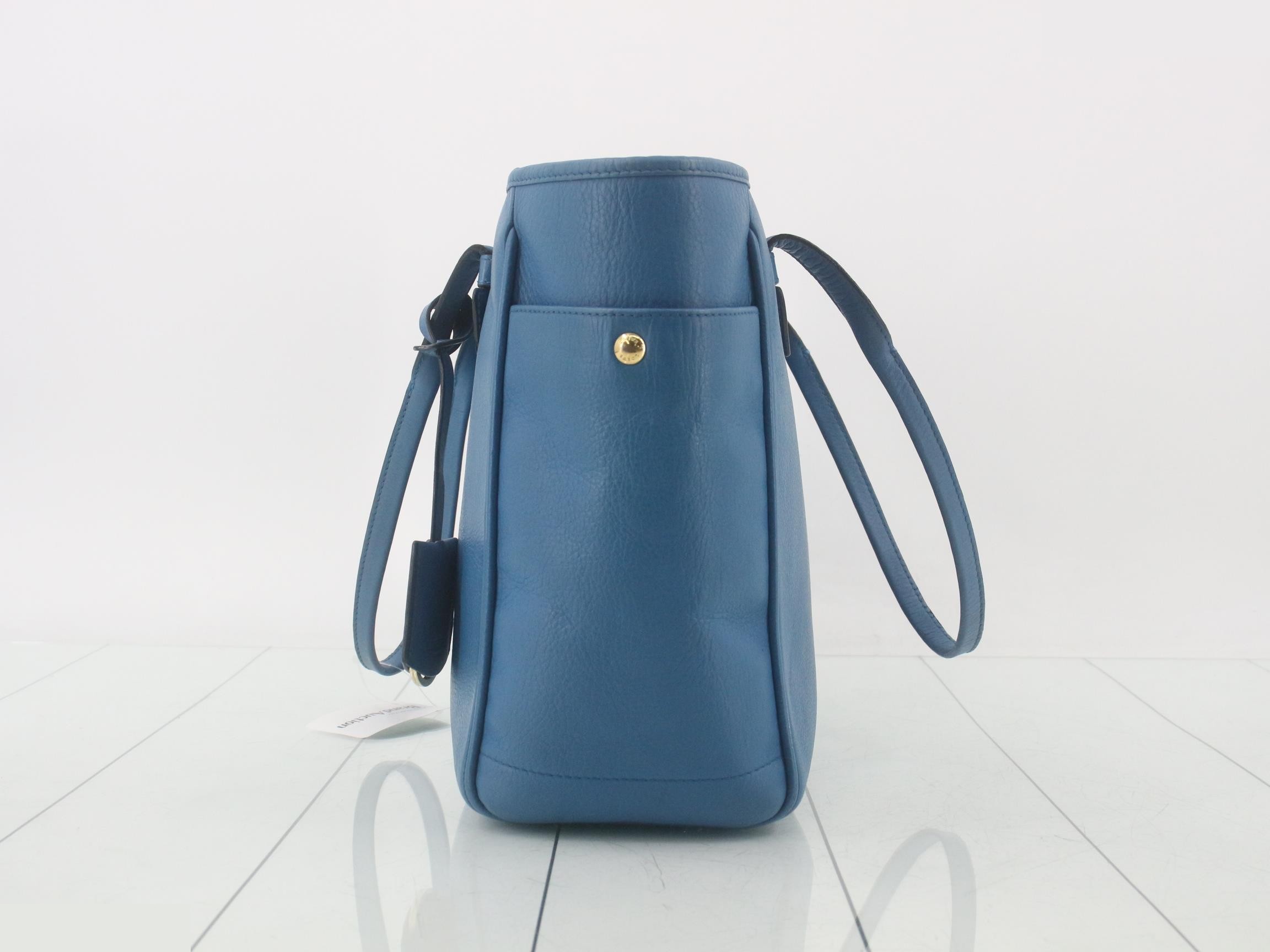 Heritage Leather Logo Tote Bag — view 4