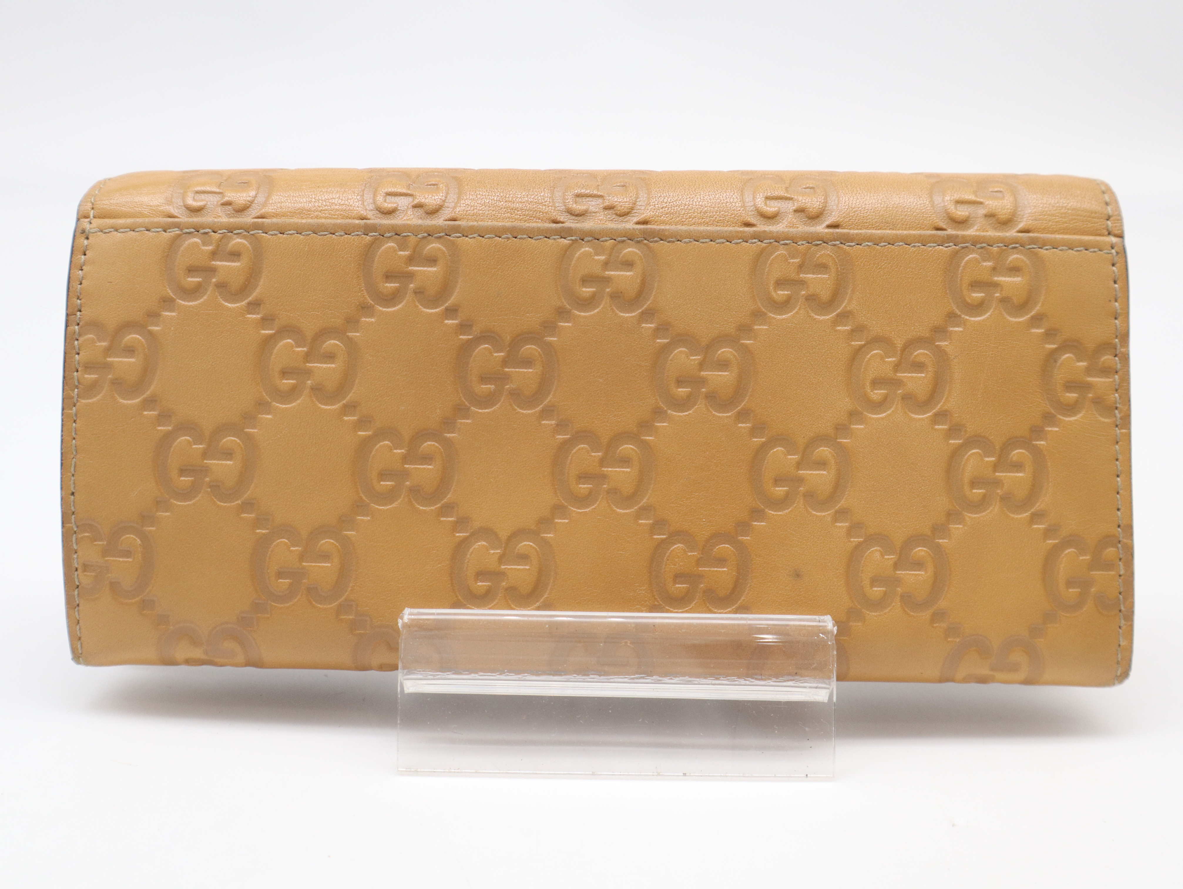 146229 Guccissima Long Wallet, Brown, with Box — view 2