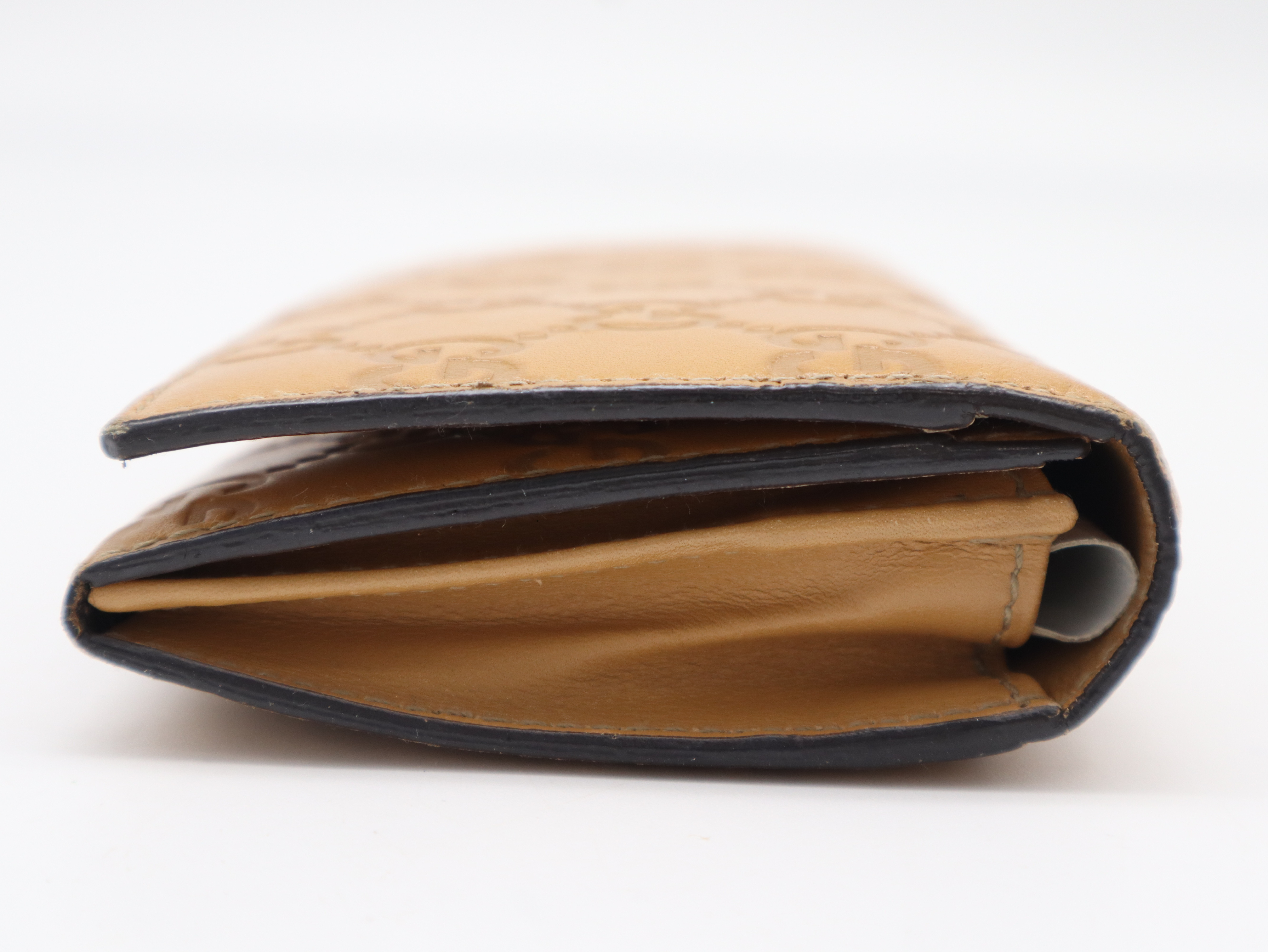 146229 Guccissima Long Wallet, Brown, with Box — view 5