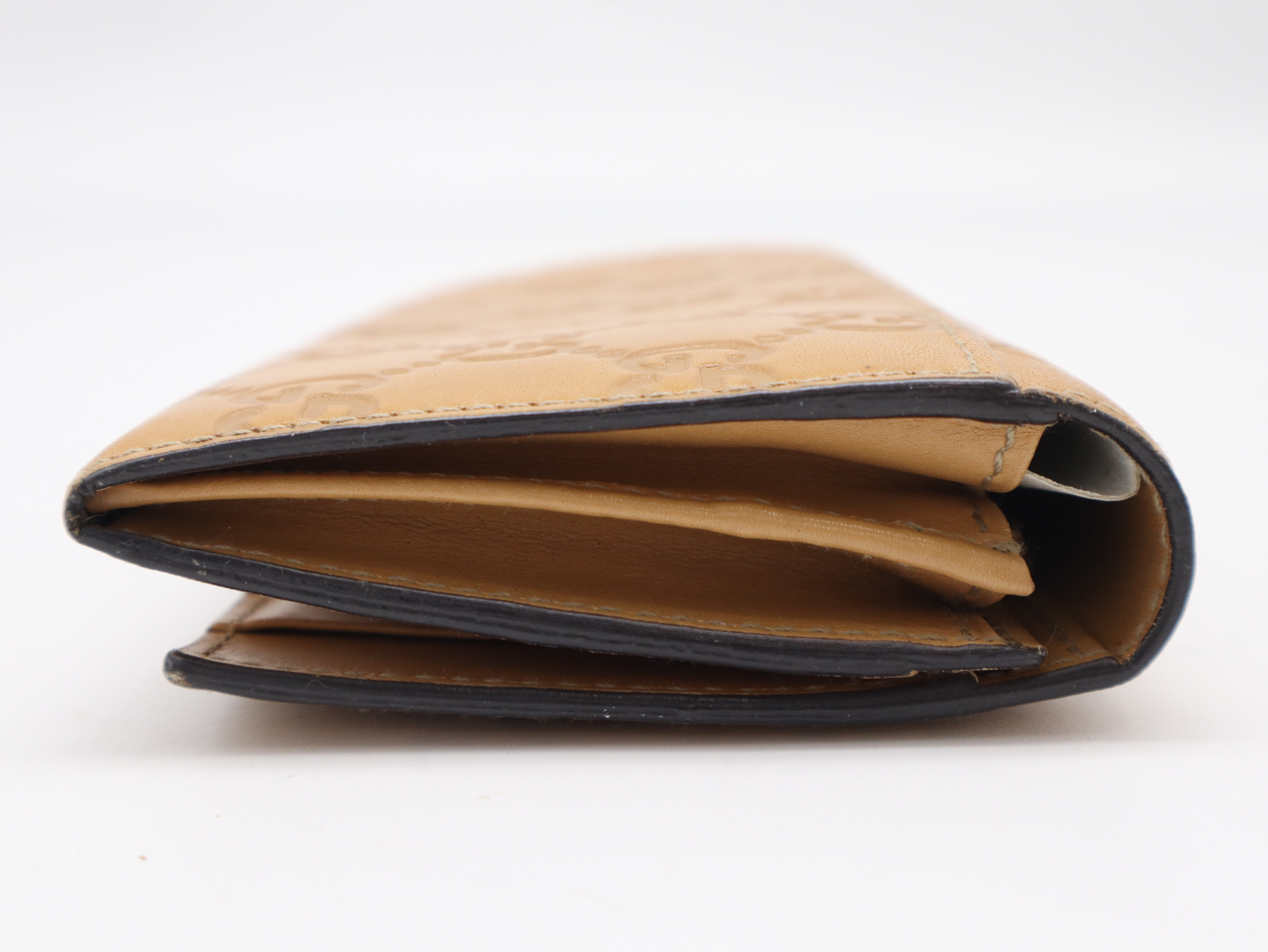 146229 Guccissima Long Wallet, Brown, with Box — view 6