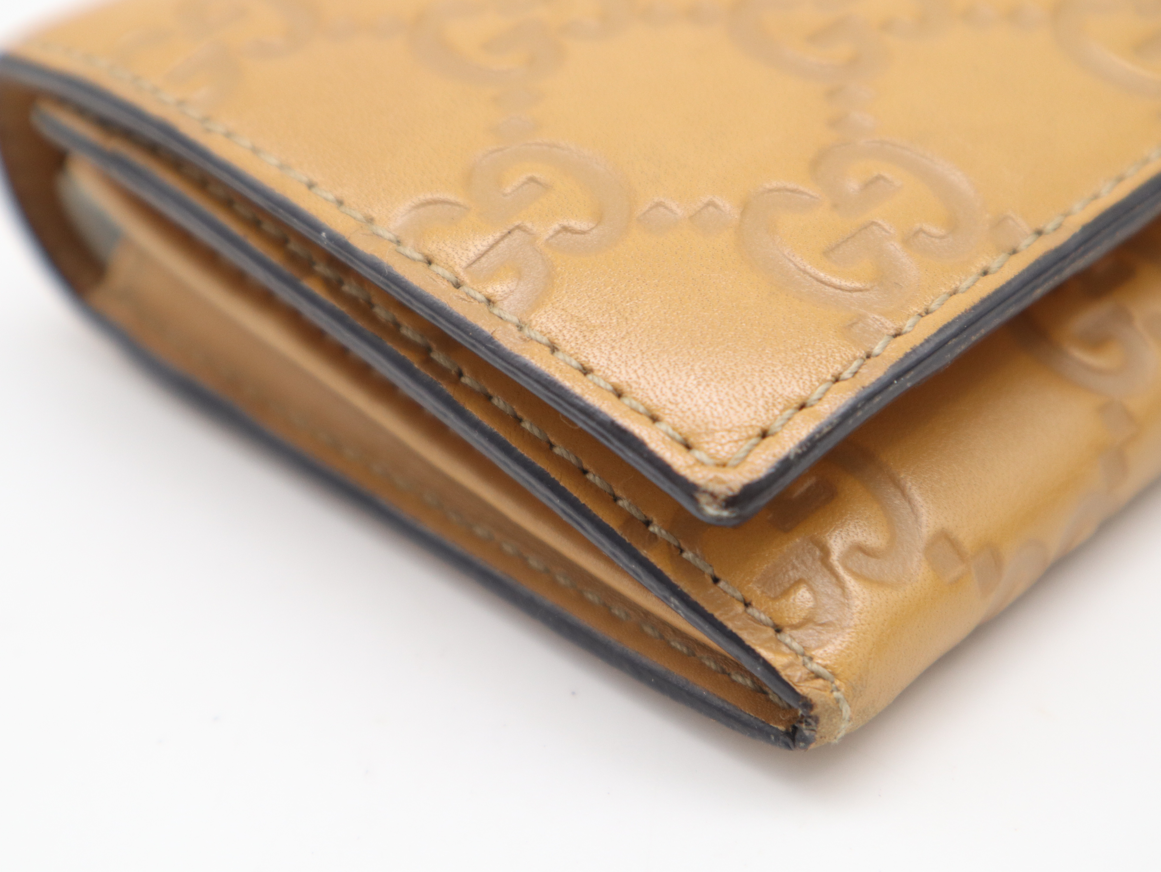 146229 Guccissima Long Wallet, Brown, with Box — view 7