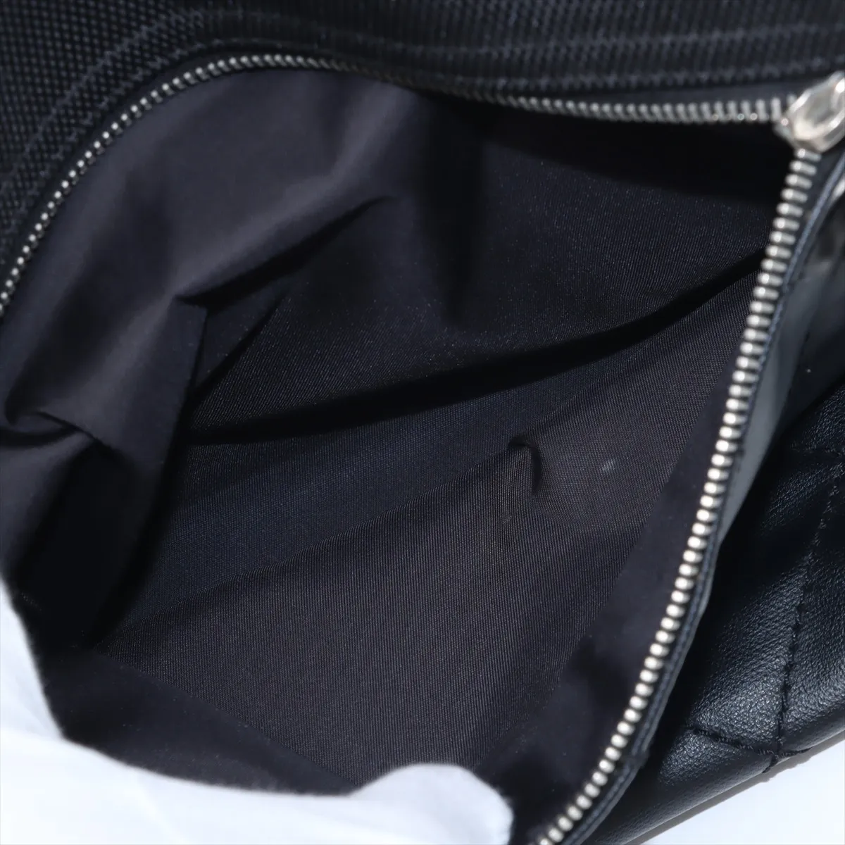 Paris Biarritz GM Coated Canvas Tote Bag, Black with Silver Hardware, Item No. 11194875, Series No. 11 — view 11