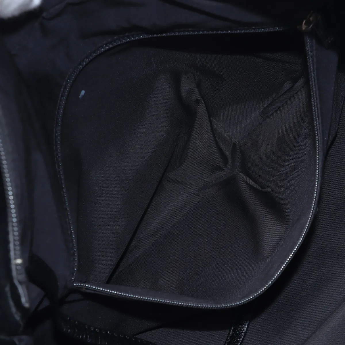 Paris Biarritz GM Coated Canvas Tote Bag, Black with Silver Hardware, Item No. 11194875, Series No. 11 — view 8