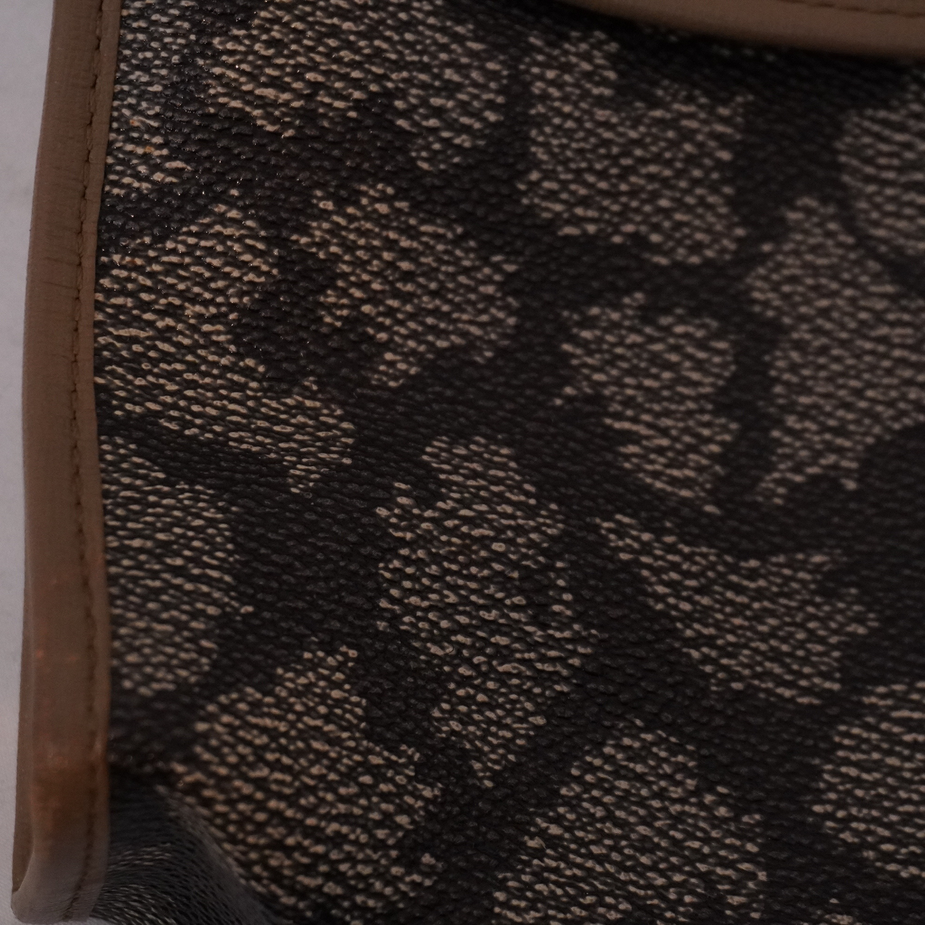 vintage PVC x leather clutch bag — view 4