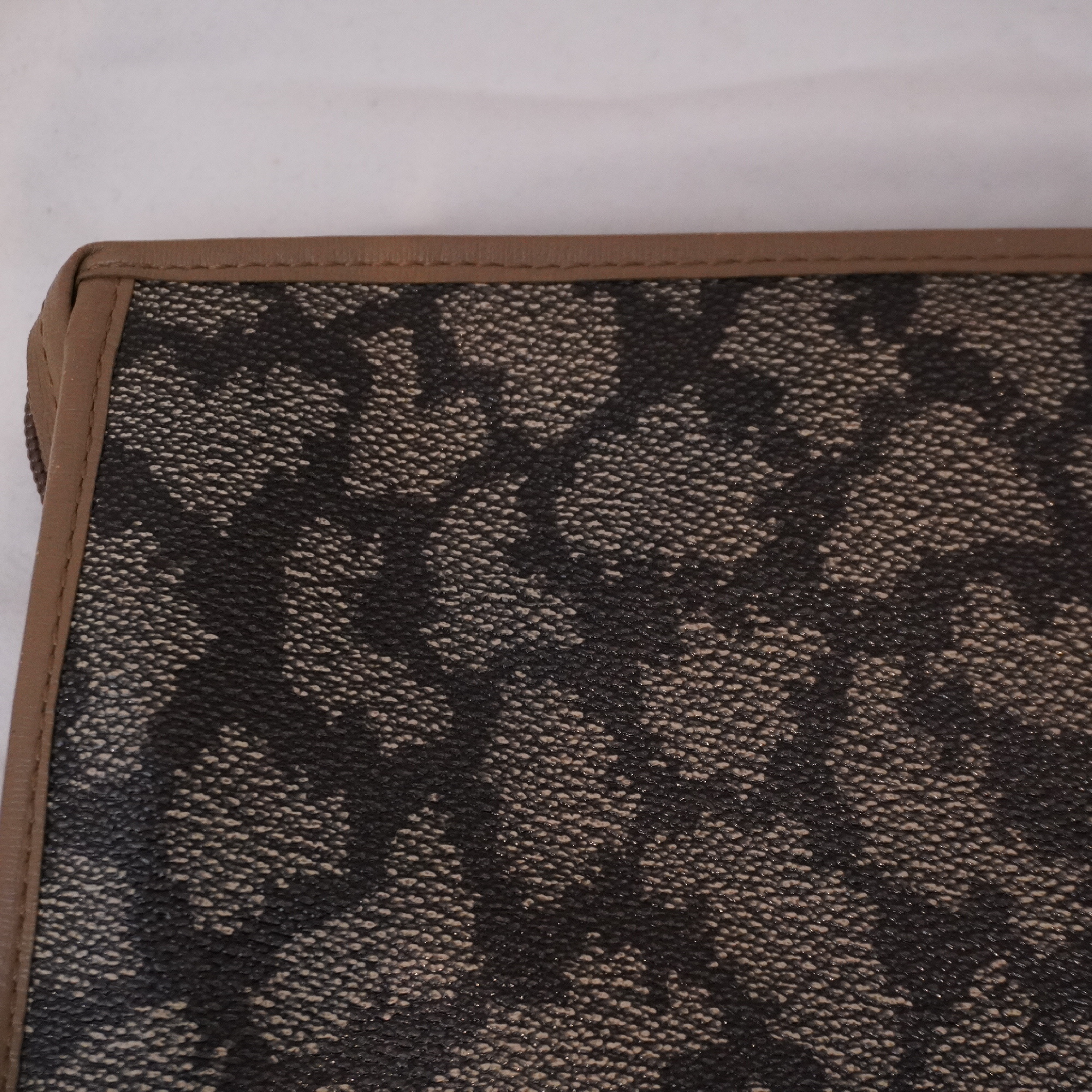 vintage PVC x leather clutch bag — view 7