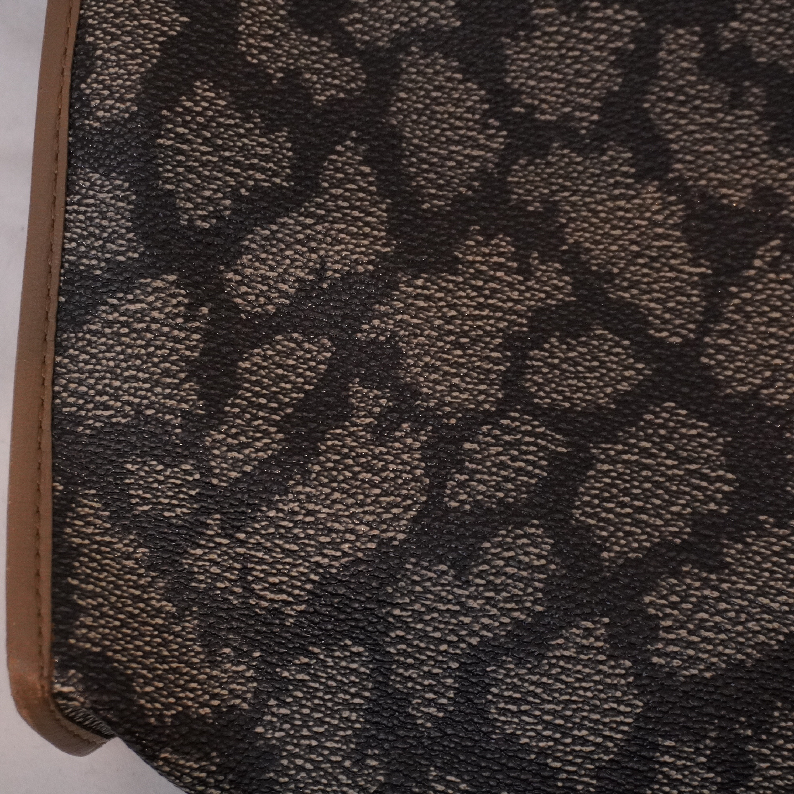 vintage PVC x leather clutch bag — view 8