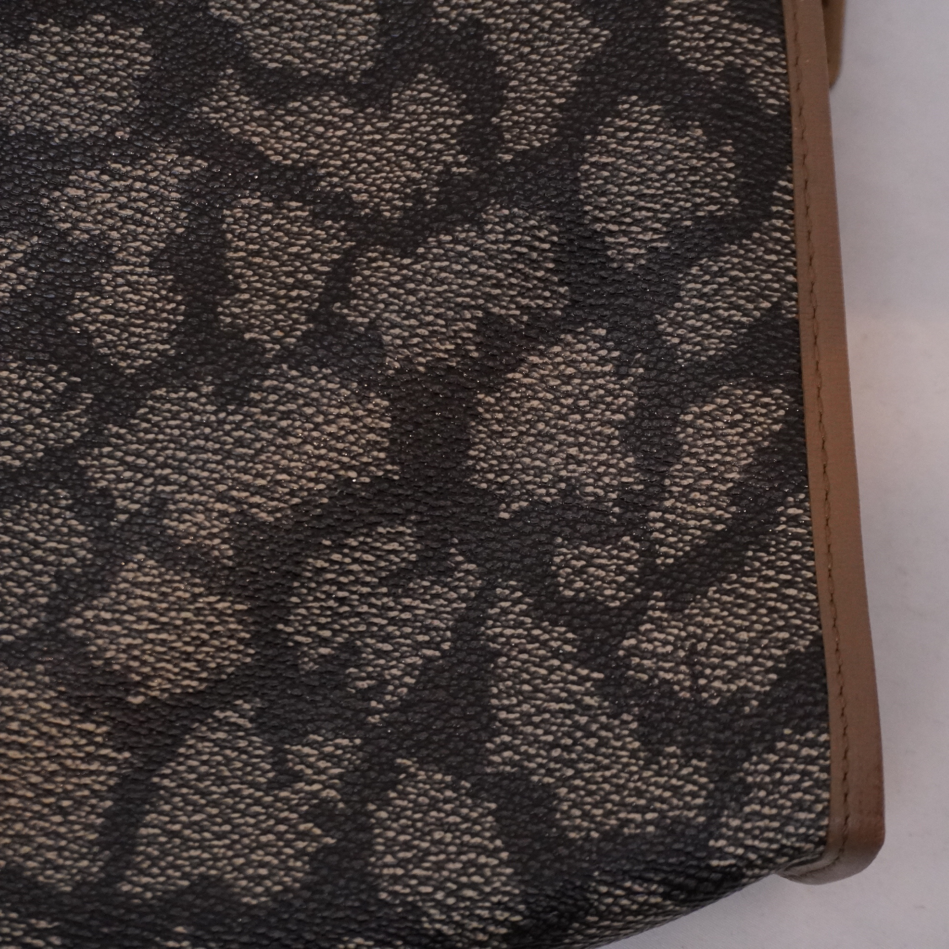 vintage PVC x leather clutch bag — view 9
