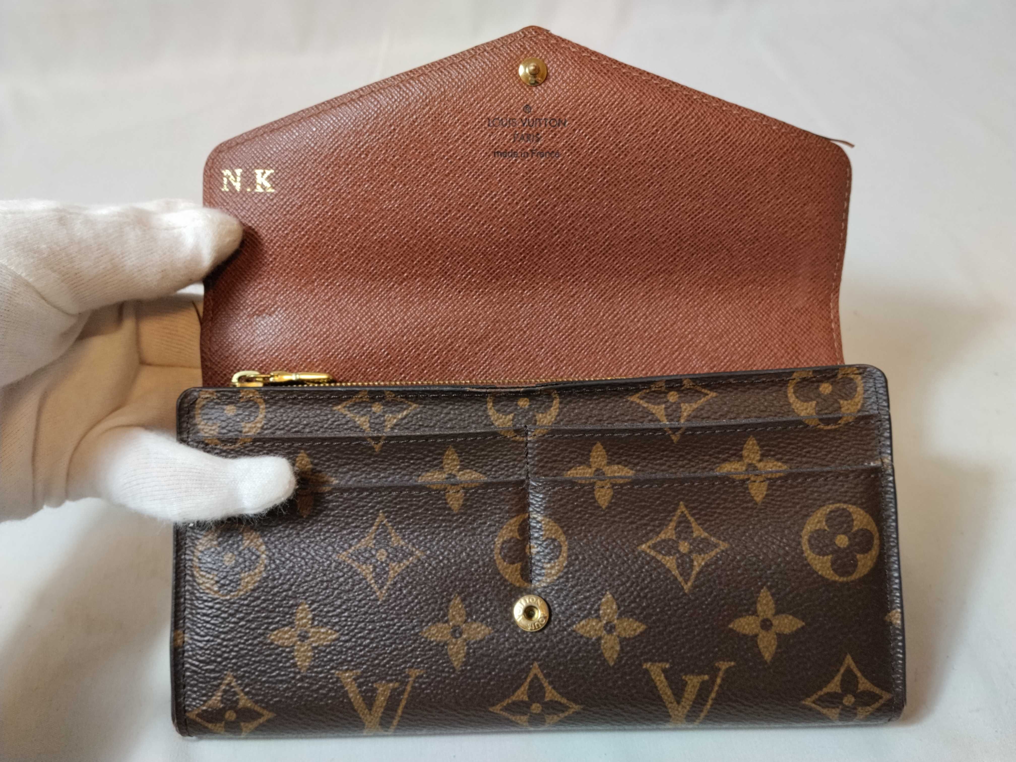 Monogram Portefeuille Sarah SN1221 Wallet with Initials — view 12