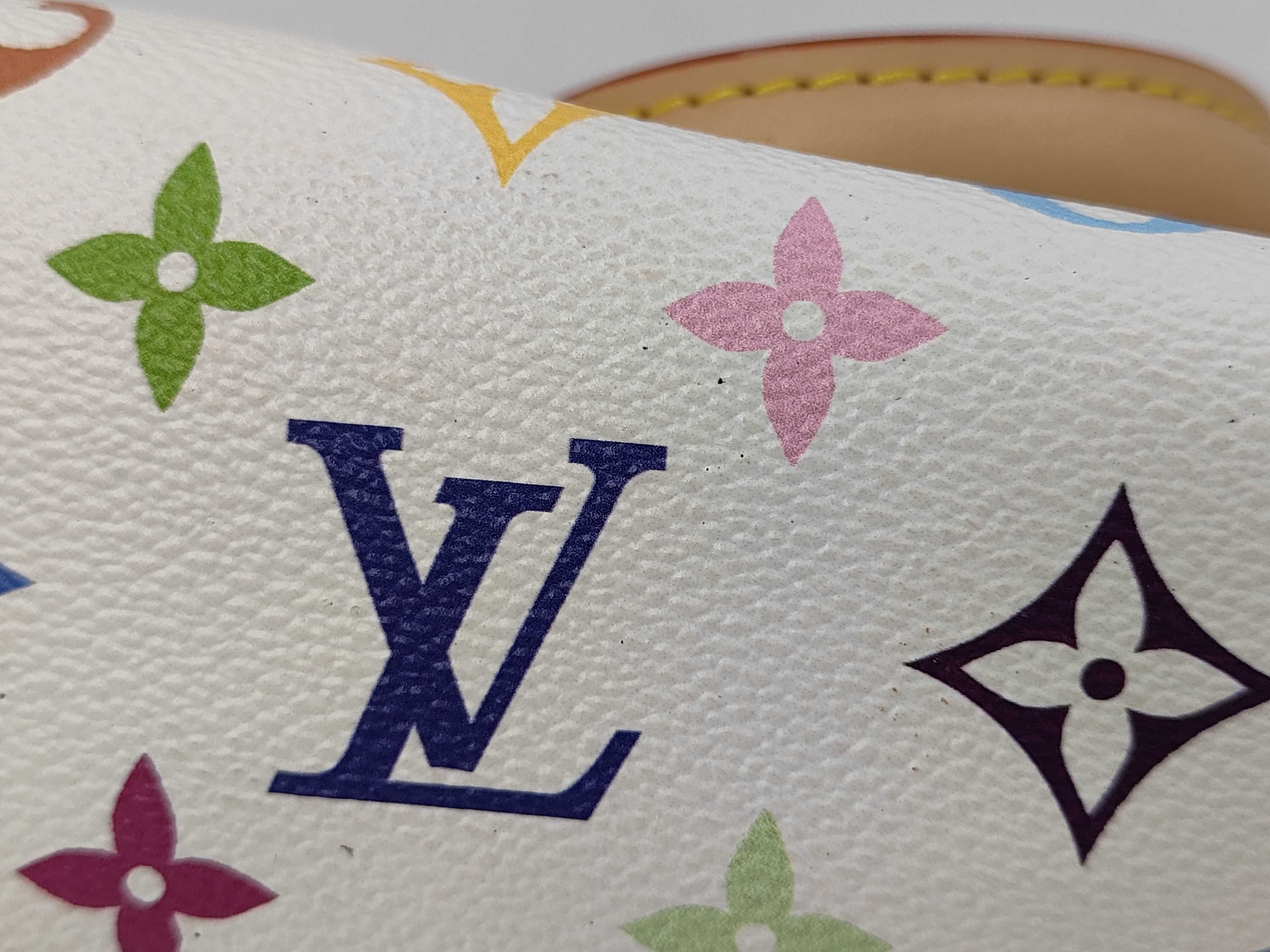 x Takashi Murakami Multicolor Mini Speedy M13391 White RFID-enabled handbag — view 11