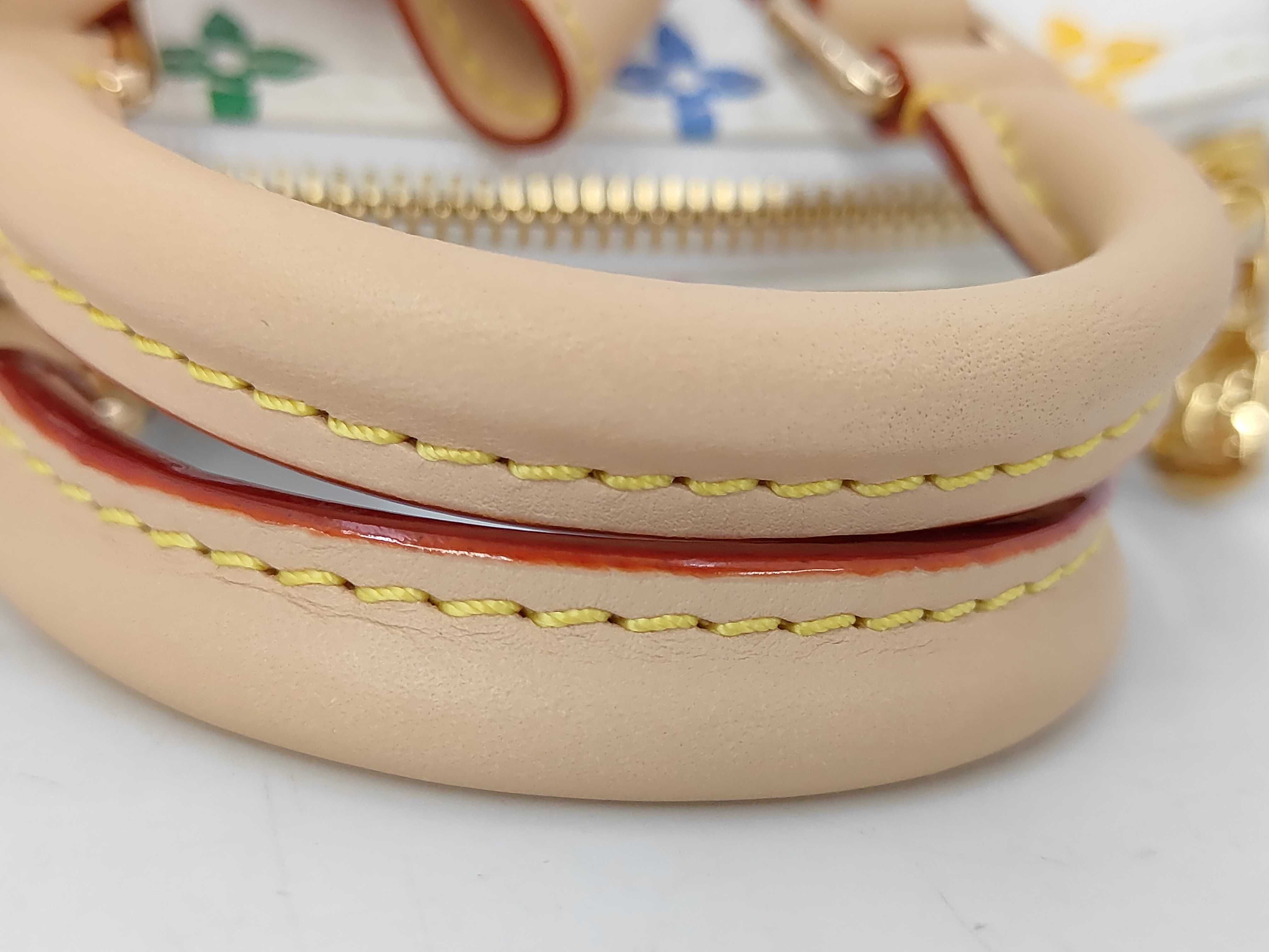 x Takashi Murakami Multicolor Mini Speedy M13391 White RFID-enabled handbag — view 6