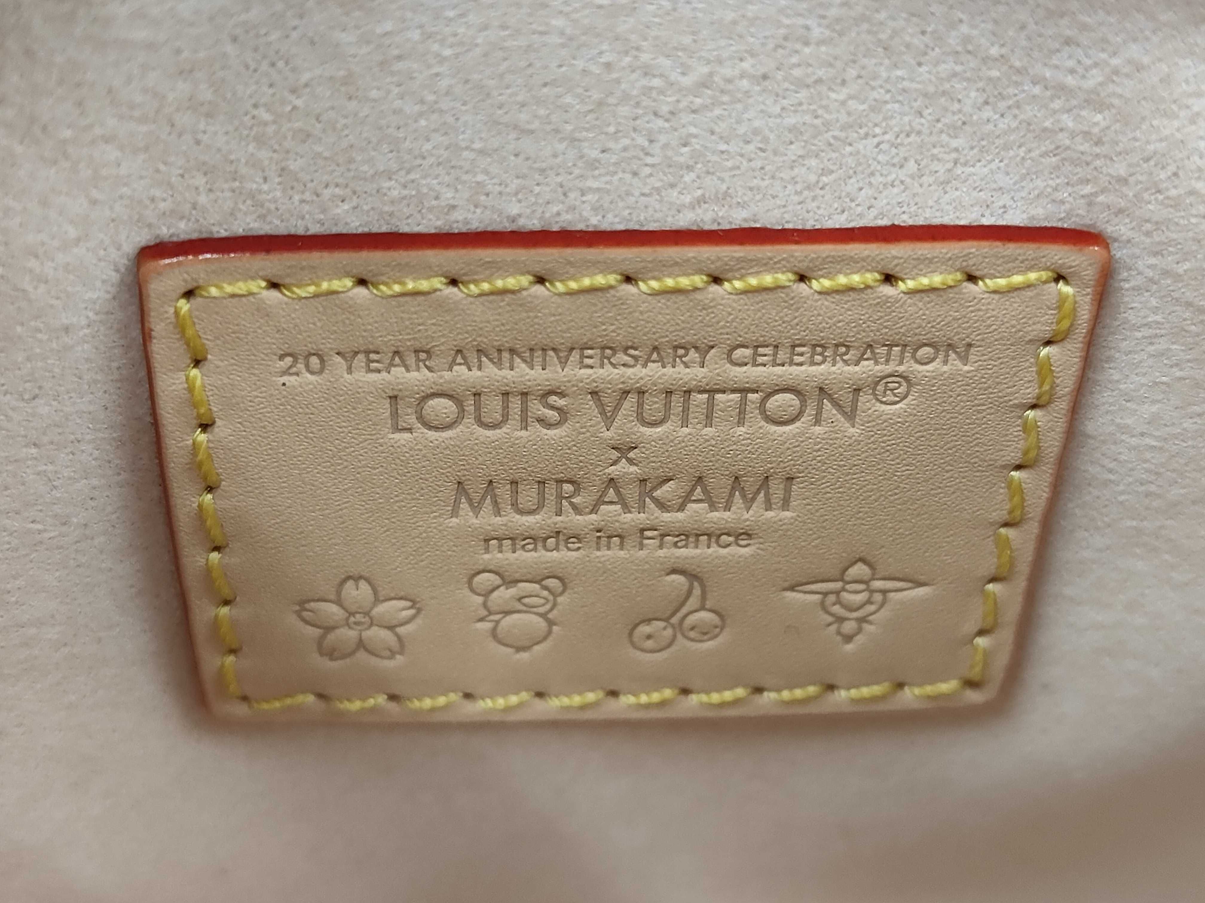 x Takashi Murakami Multicolor Mini Speedy M13391 White RFID-enabled handbag — view 9