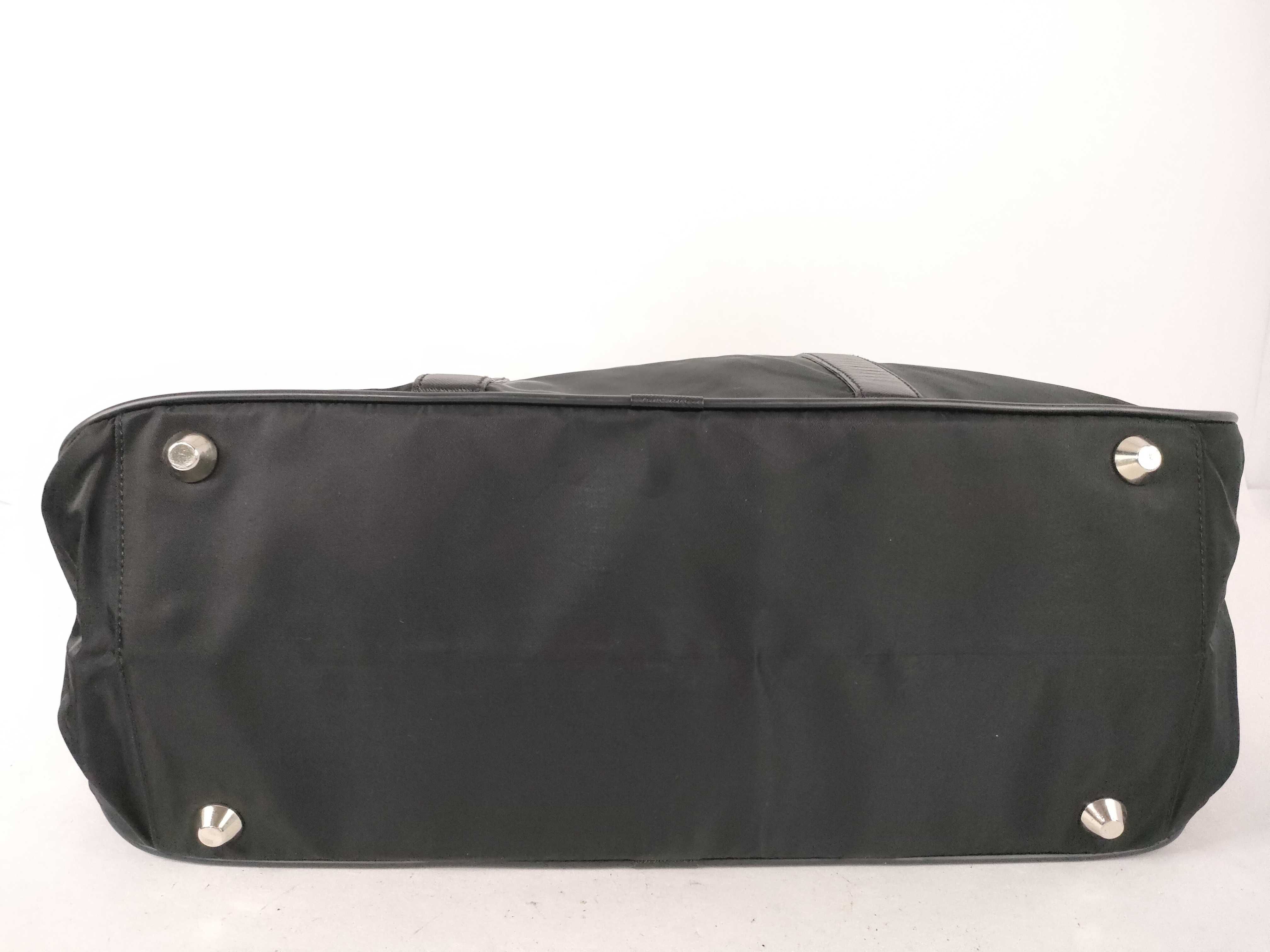 Nylon Prada Tote Bag Boston Bag Nylon Black Boston Bag — view 7