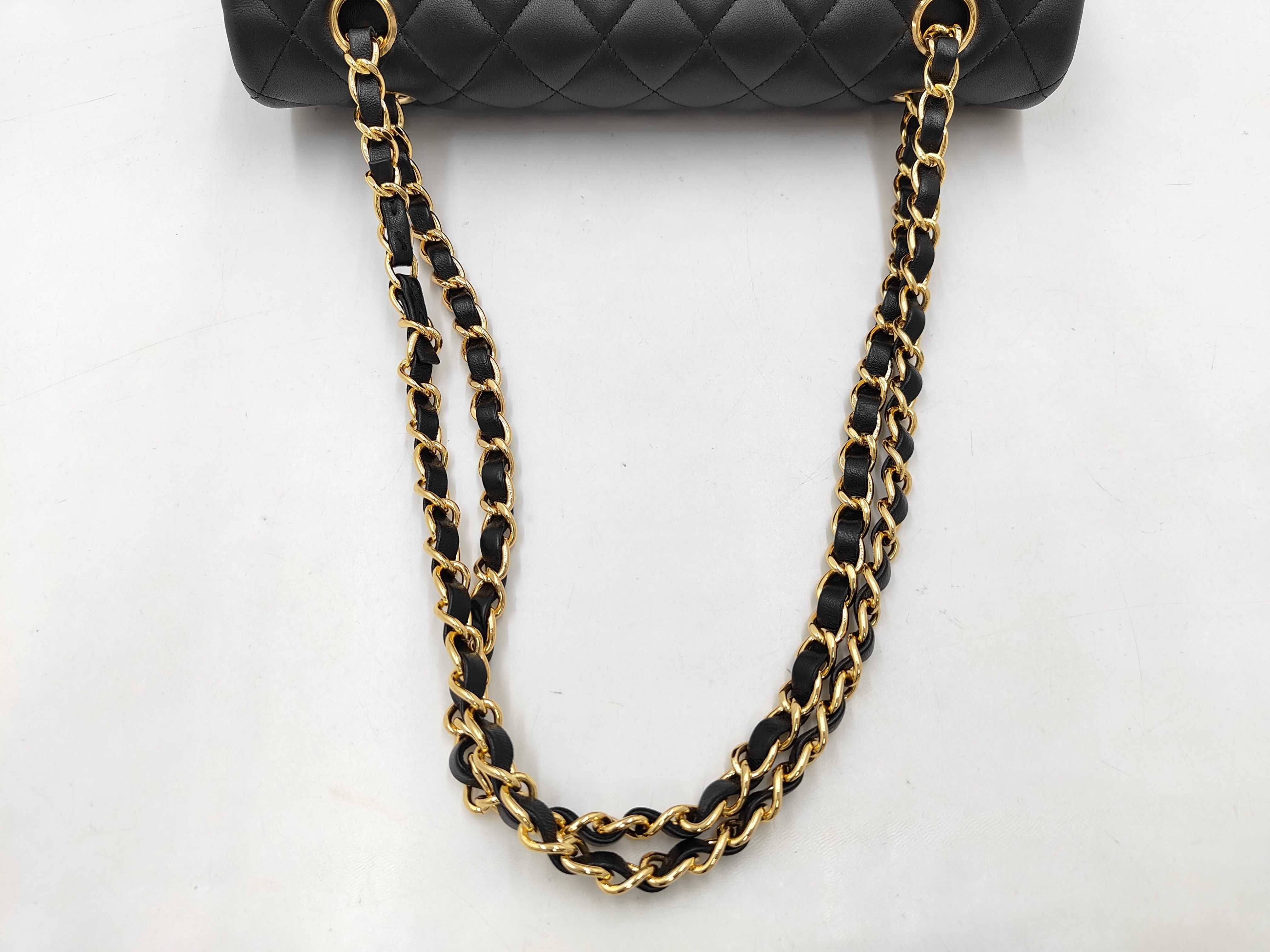 Matelassé 25 Double Flap Lambskin Chain Shoulder Bag (Serial Number 30s) — view 3