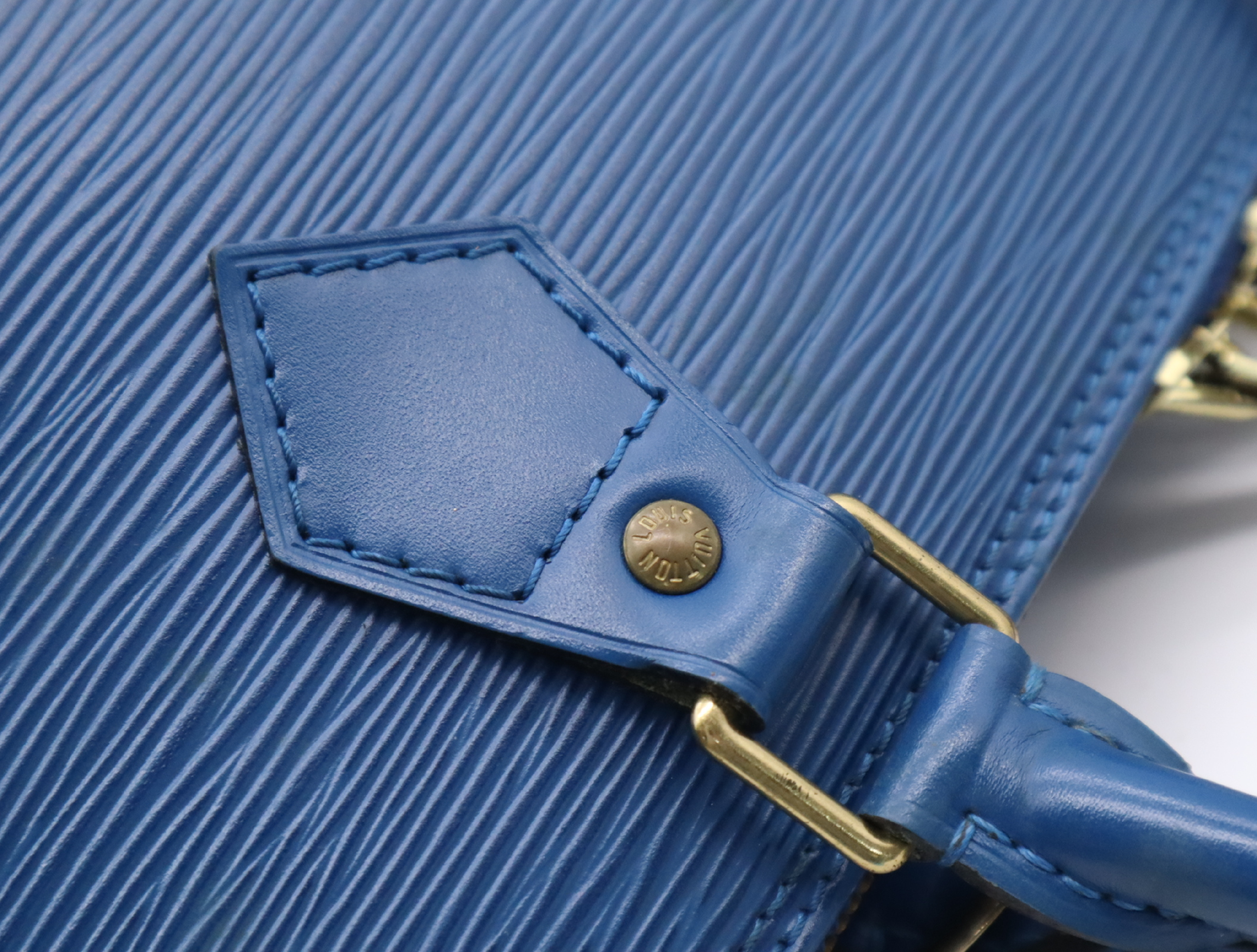 M52145 Epi Alma Toledo Blue Handbag — view 8