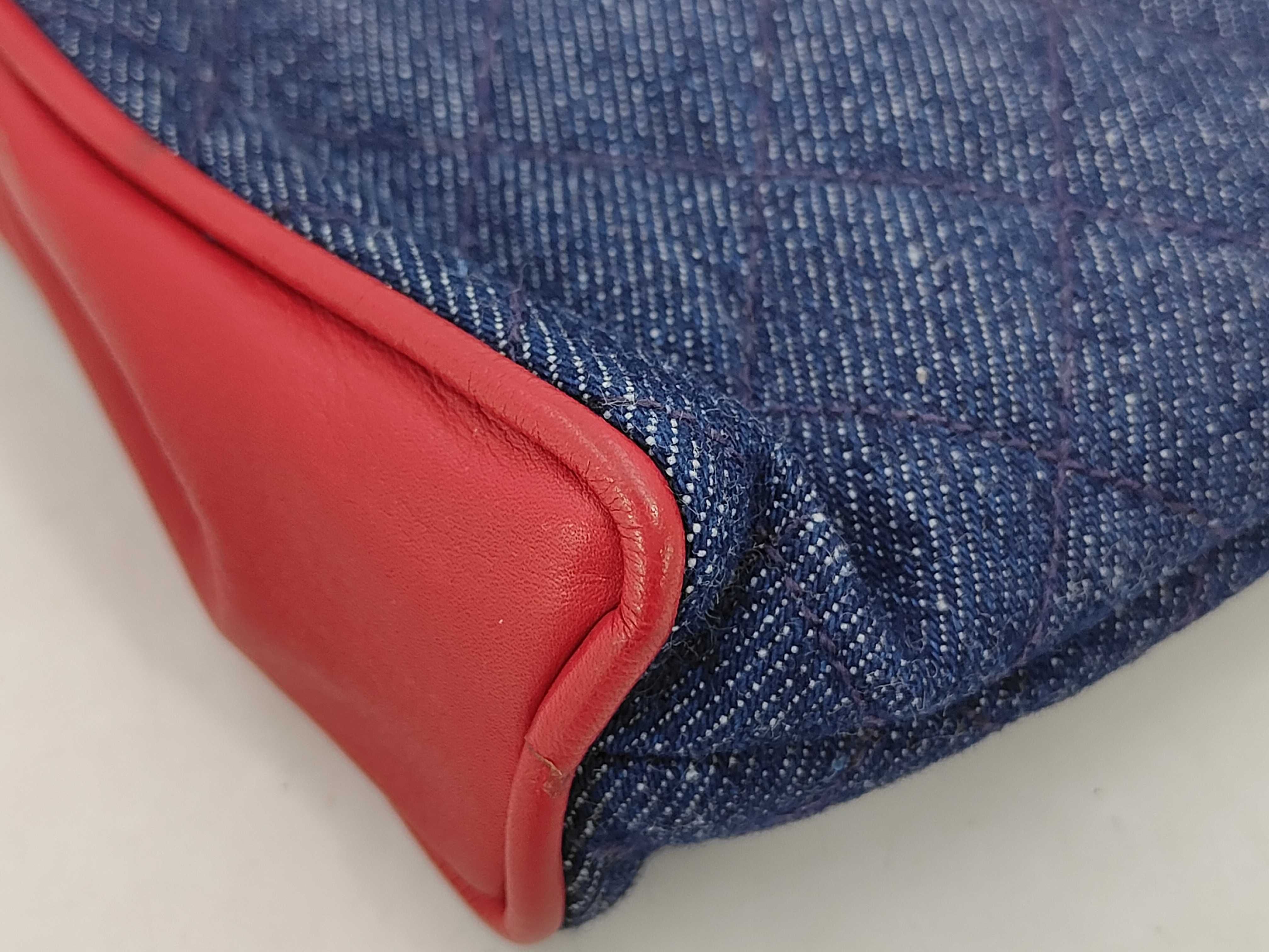 denim waist pouch bag — view 3