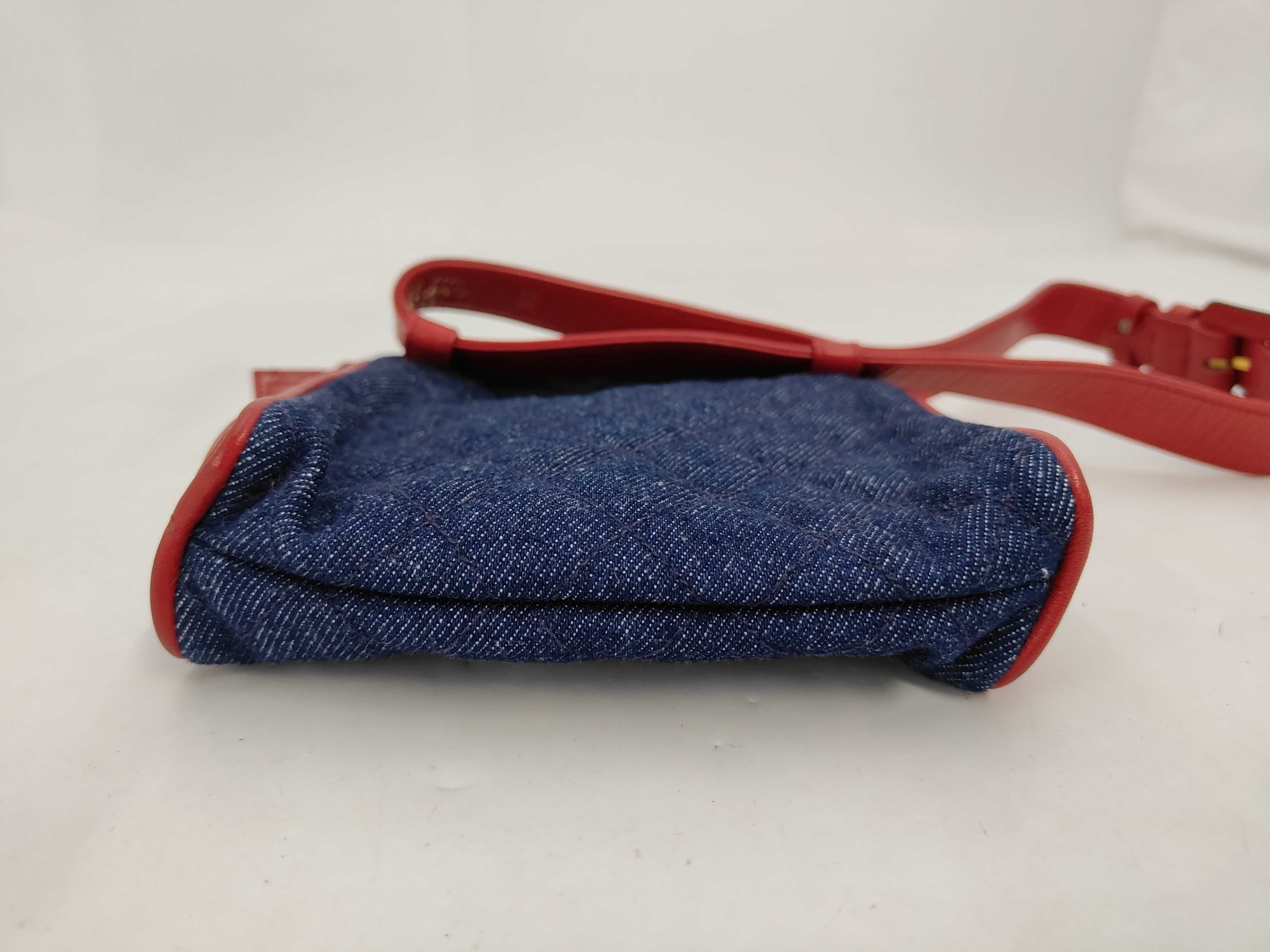 denim waist pouch bag — view 4