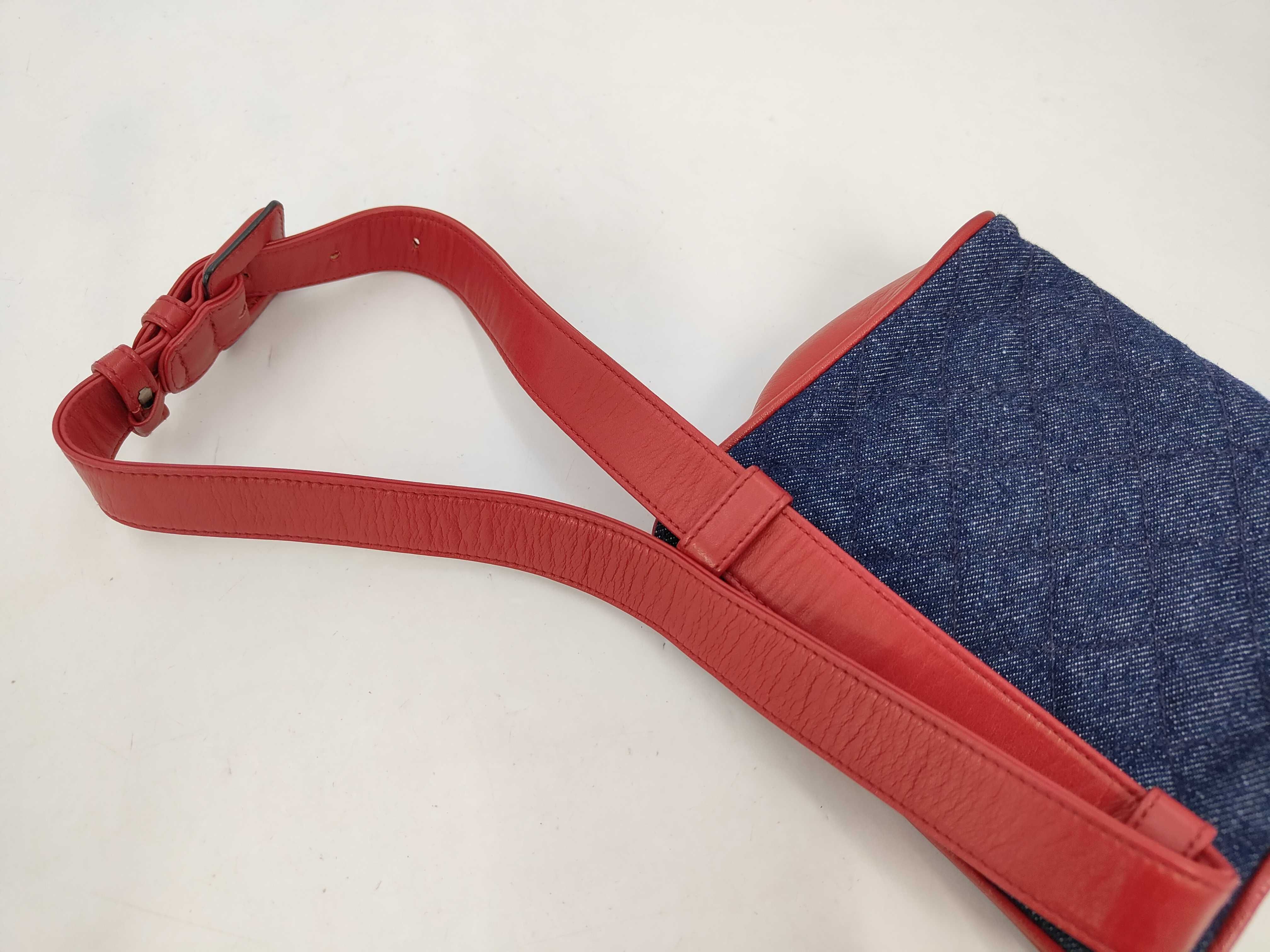denim waist pouch bag — view 5