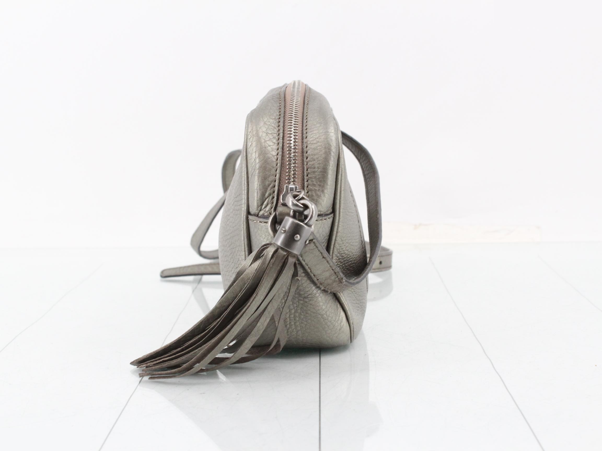 Soho Leather Small Disco Bag with Tassel — view 4