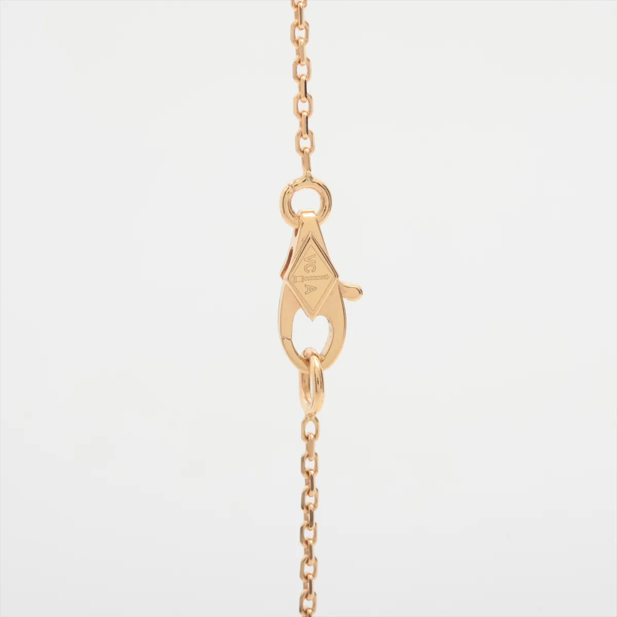 Frivole Mini Ruby Necklace, 750 (PG), 3.1g, JD372035, clasp — view 3