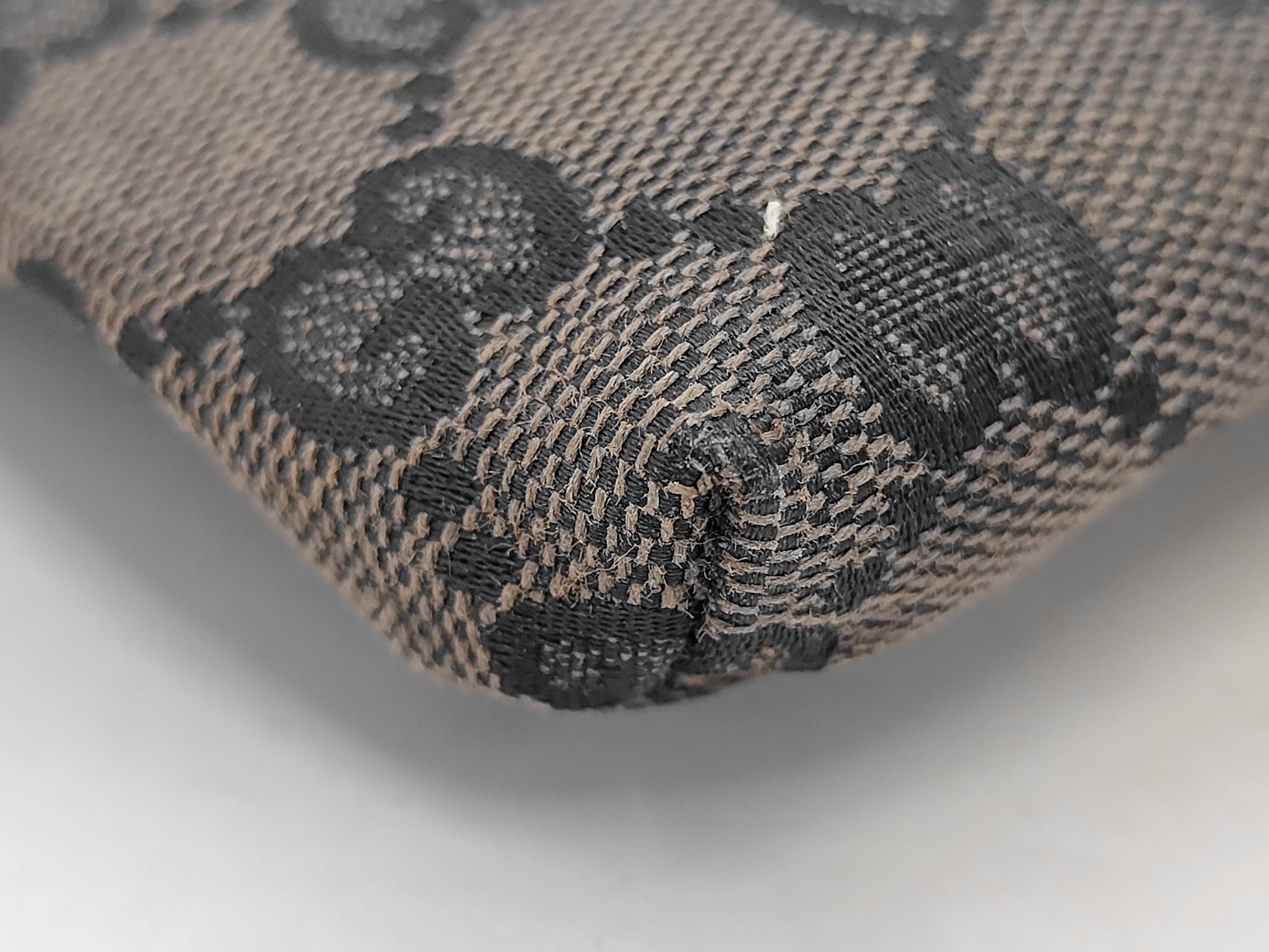GG pattern logo leather waist pouch — view 4