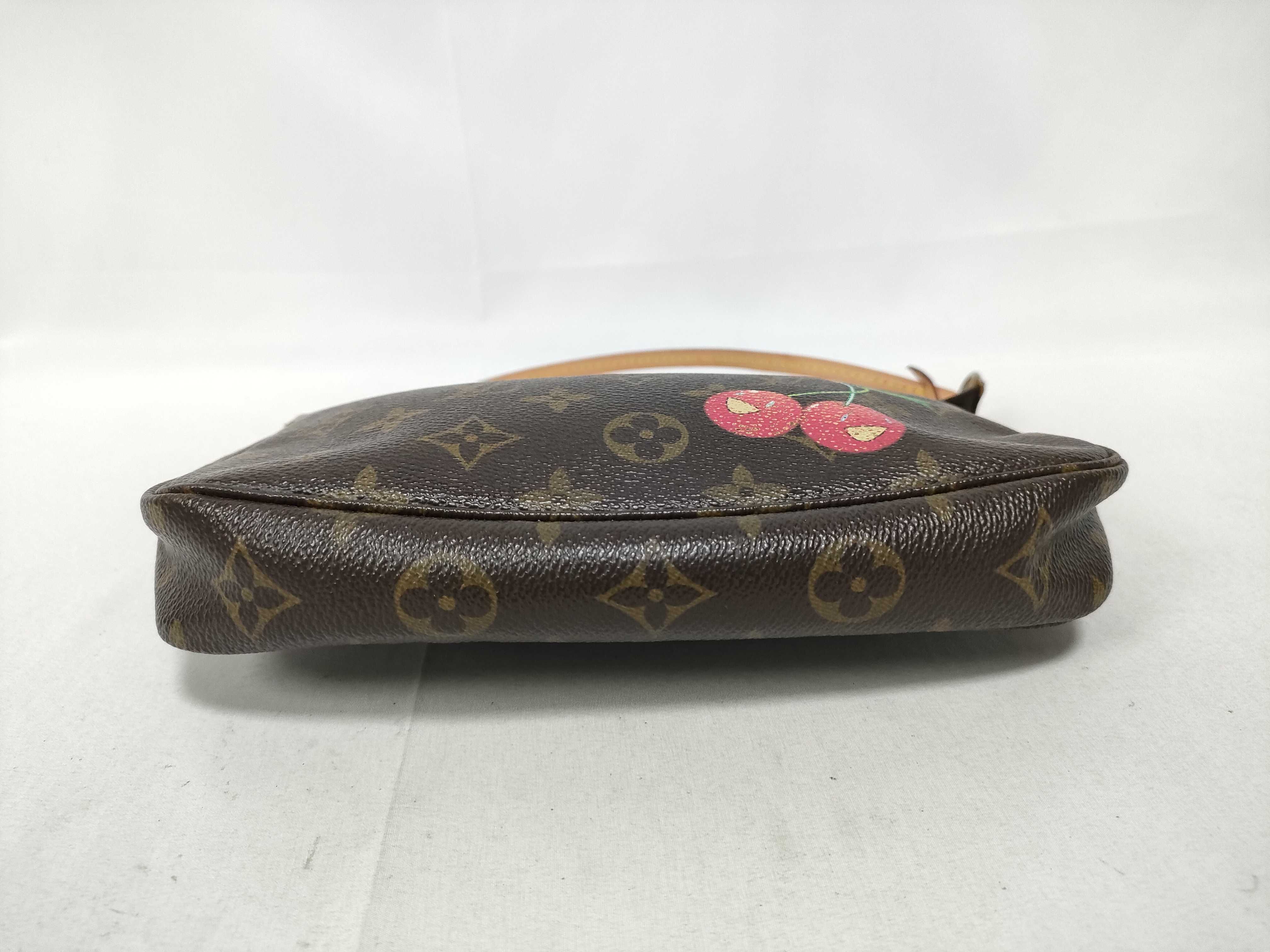 Monogram Cherry Pochette Accessoires Pouch — view 3