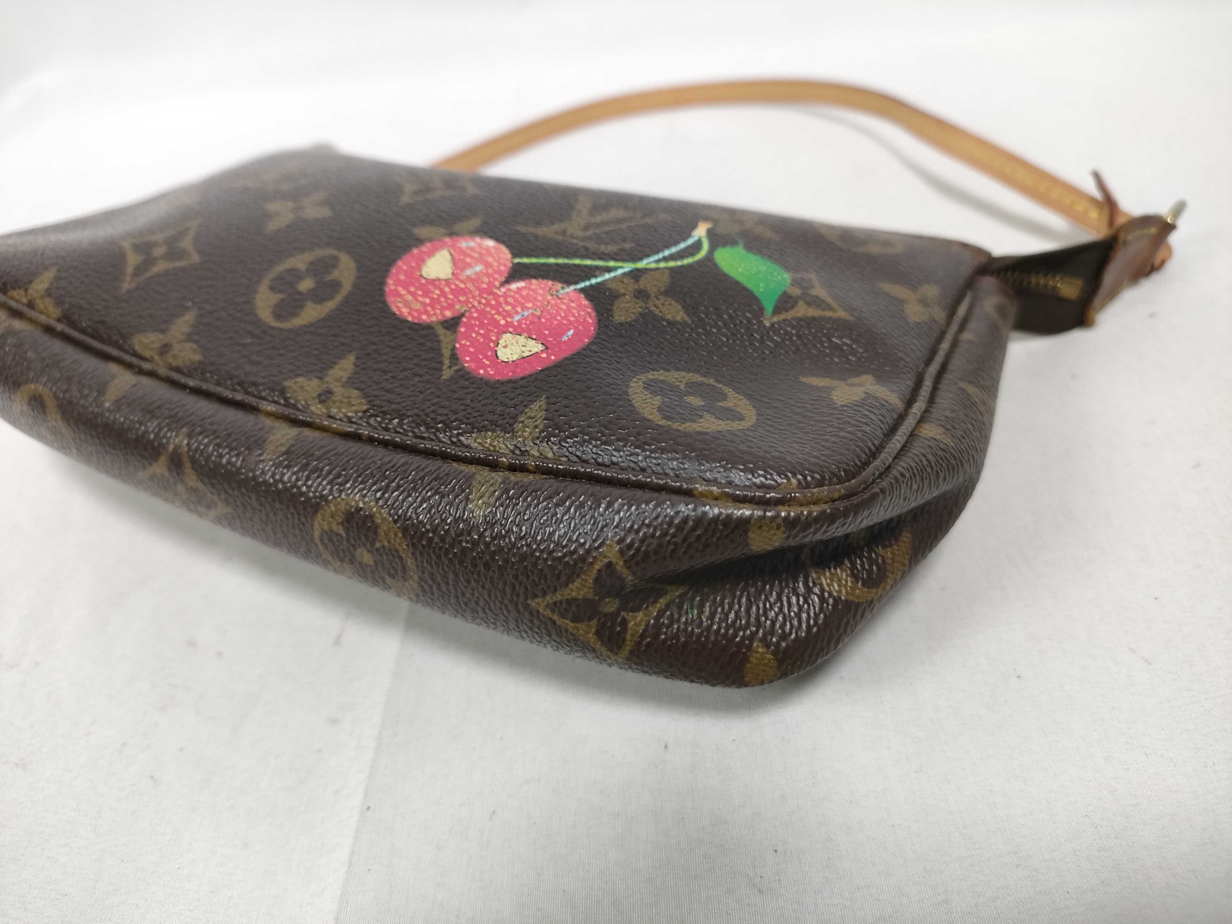 Monogram Cherry Pochette Accessoires Pouch — view 5