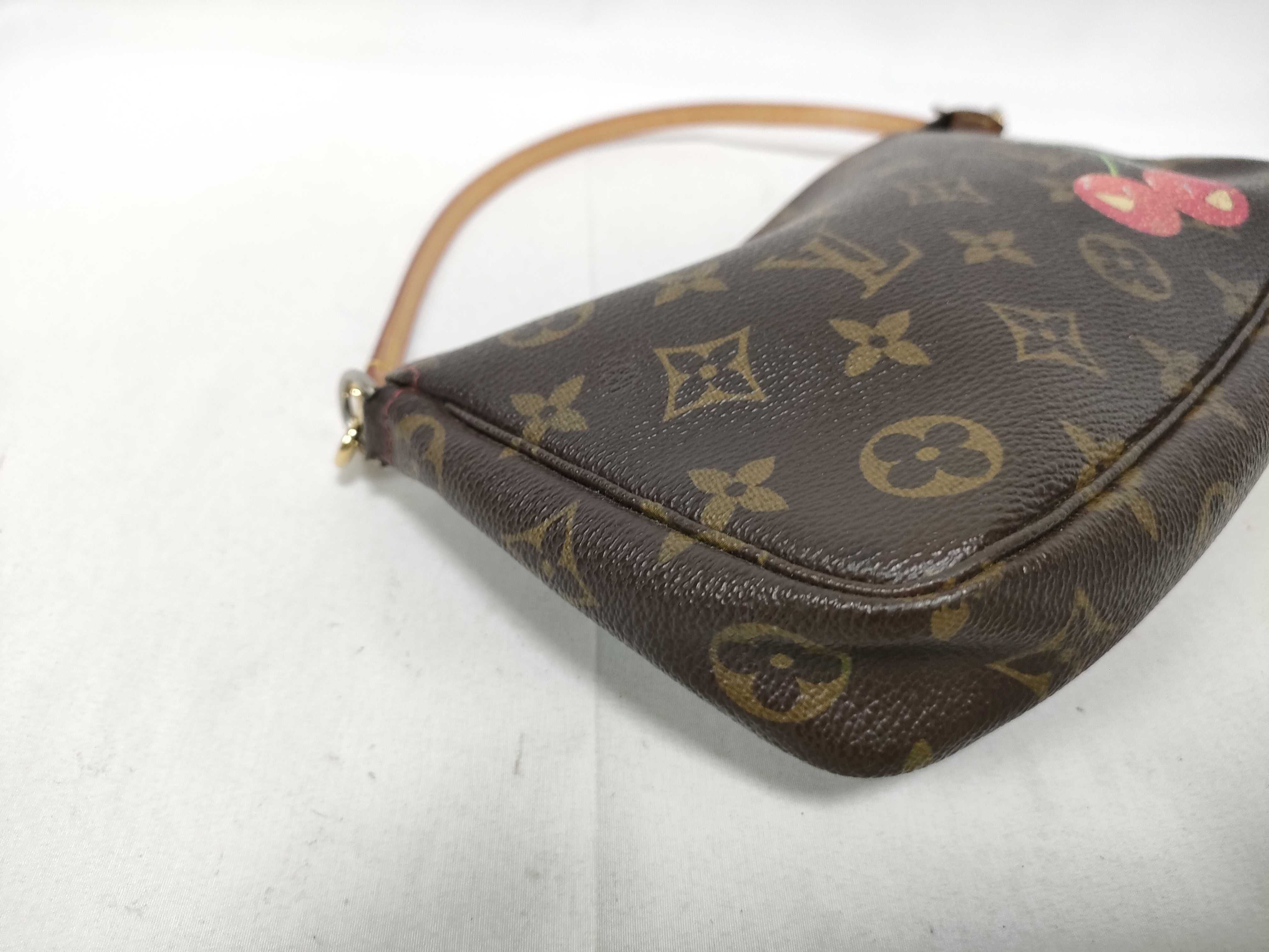 Monogram Cherry Pochette Accessoires Pouch — view 6