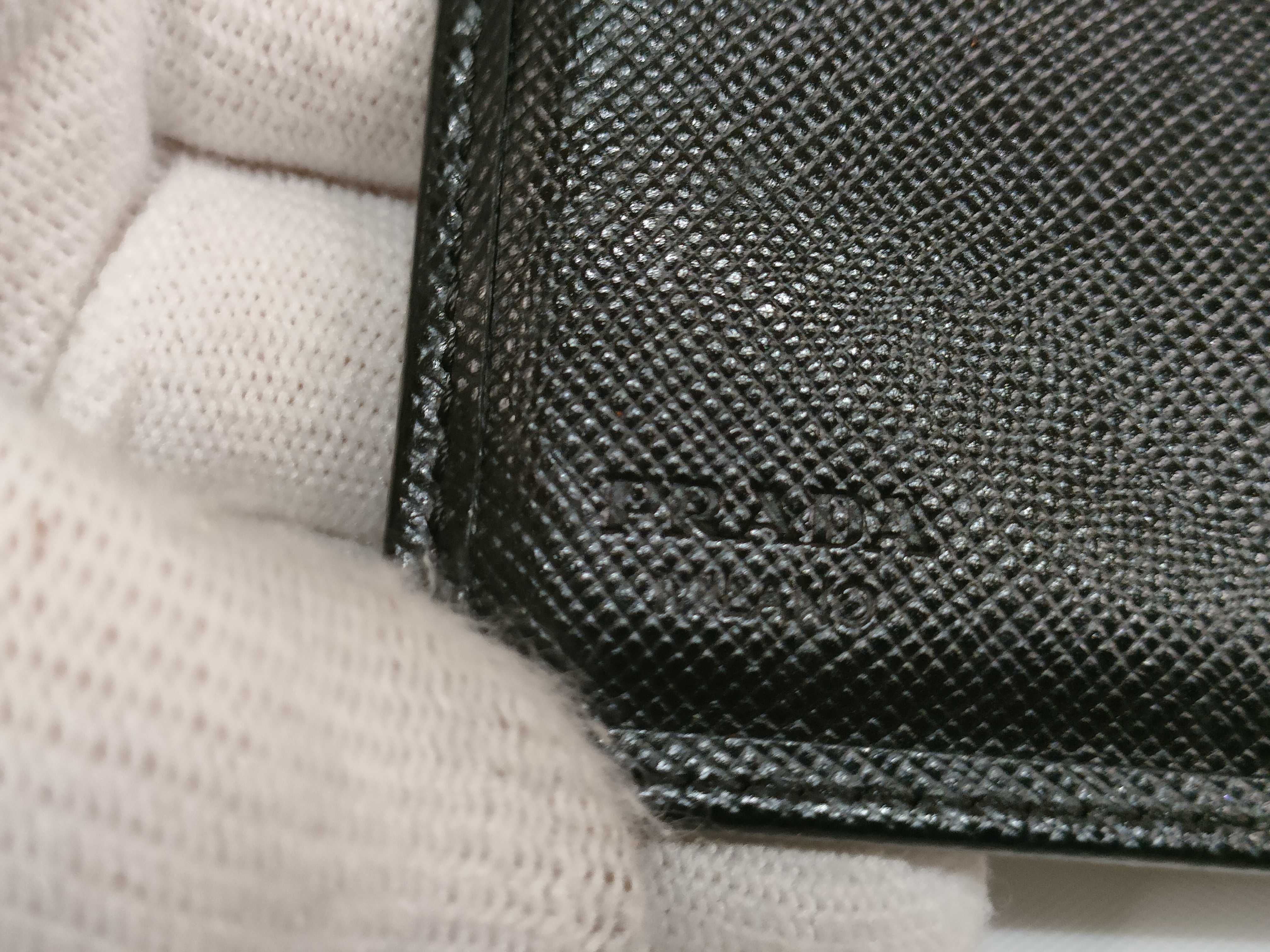 Saffiano Leather Long Wallet 1M1133 — view 12